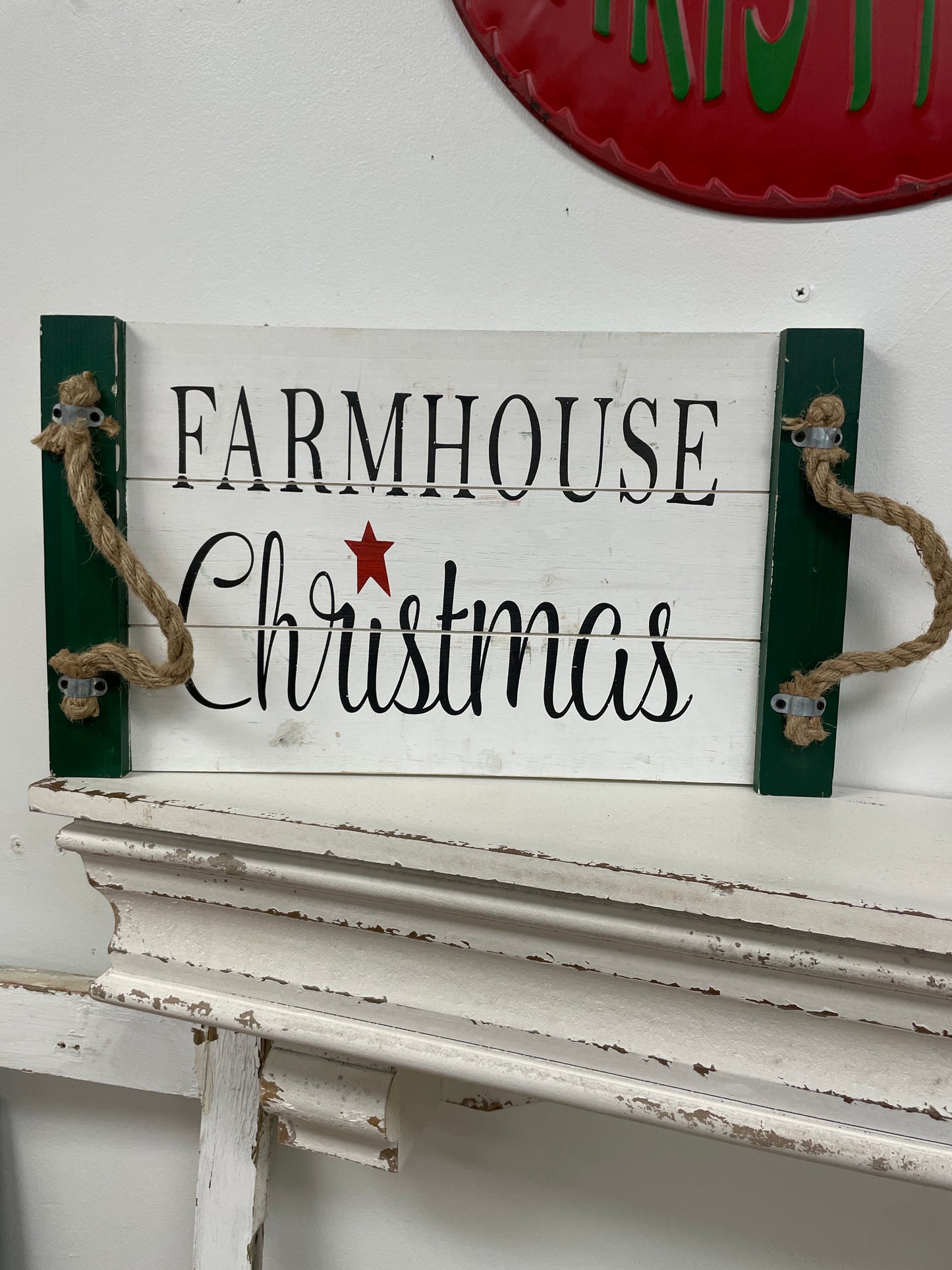 Farmhouse Christmas Tray Small