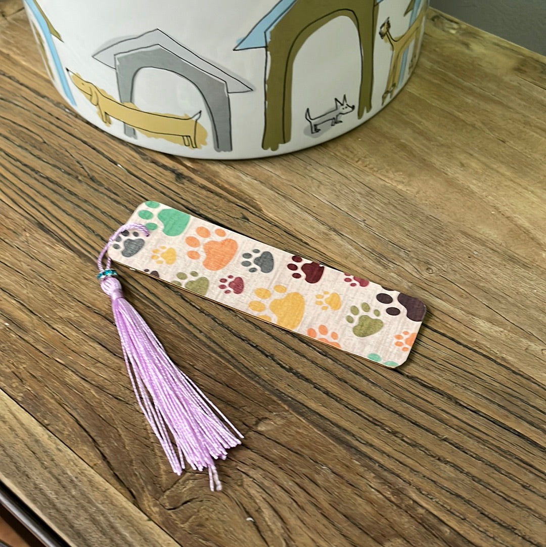 Paw print Bookmark