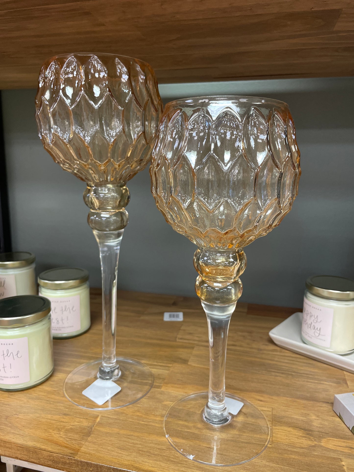 Lt Amber Goblet - Med