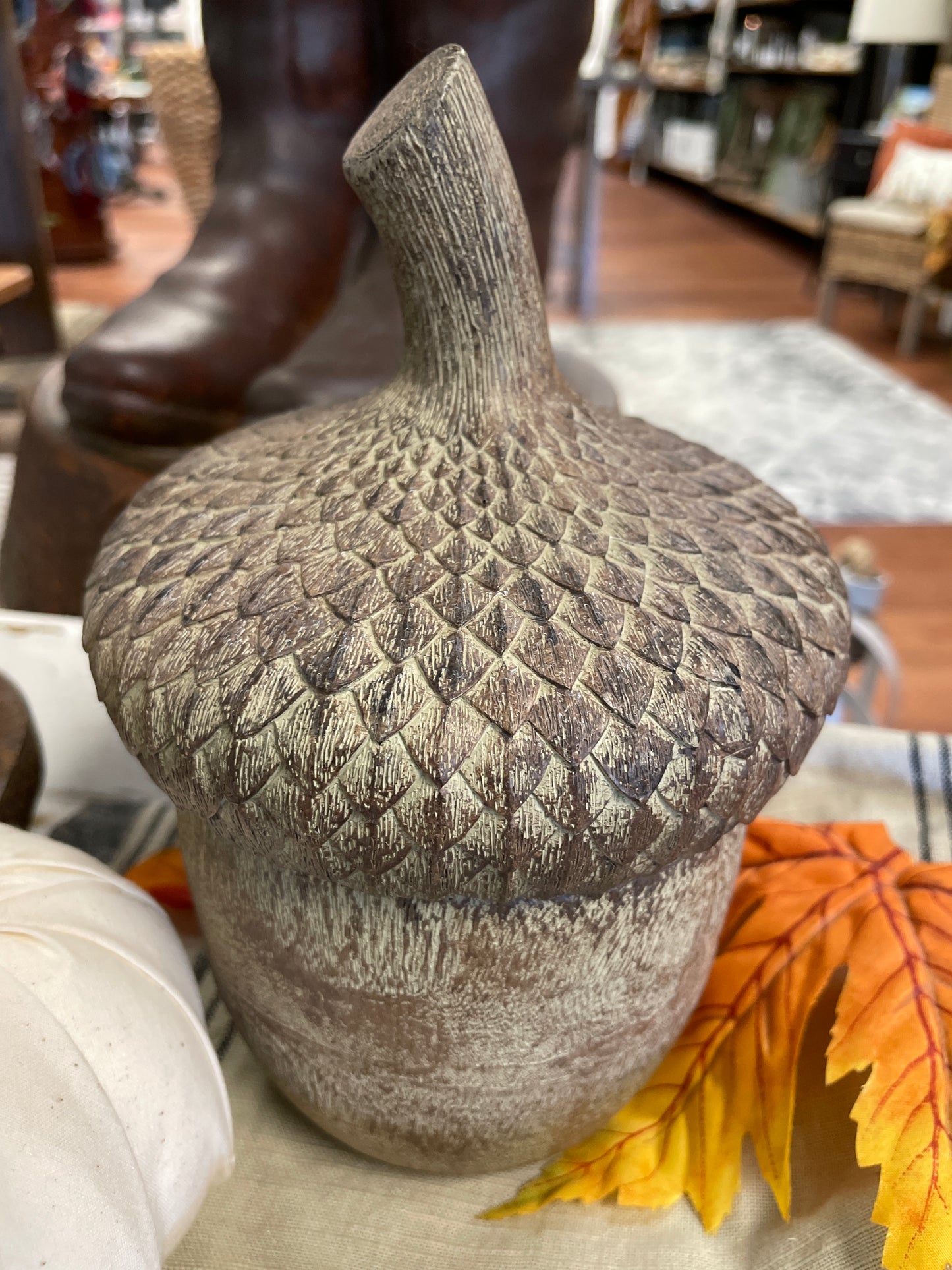 Resin Acorn - stem