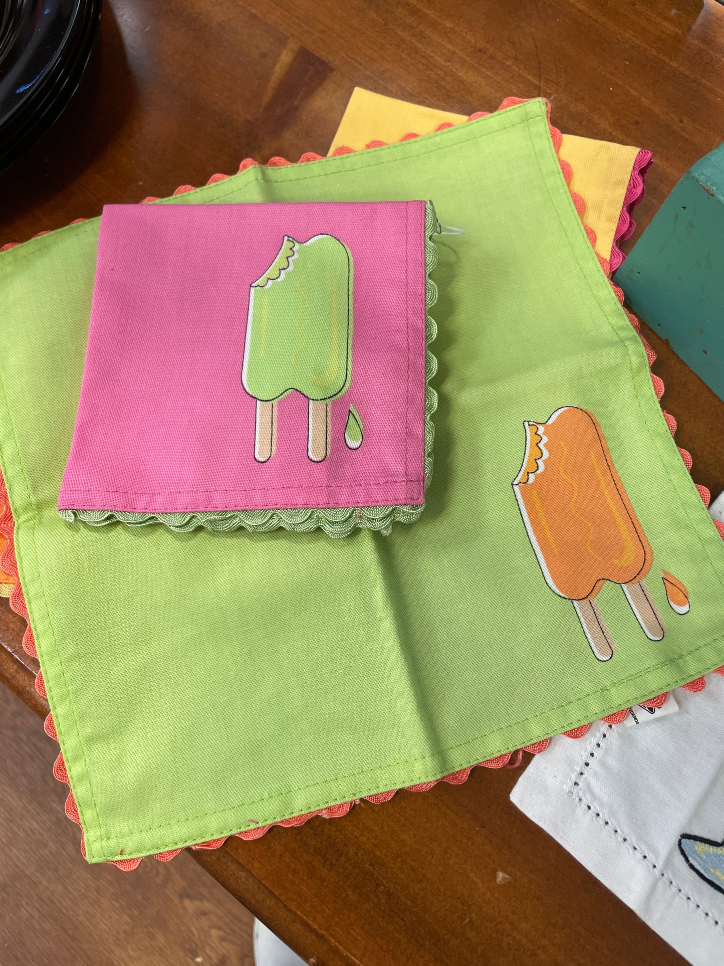 Ice Cream Fabric Napkins