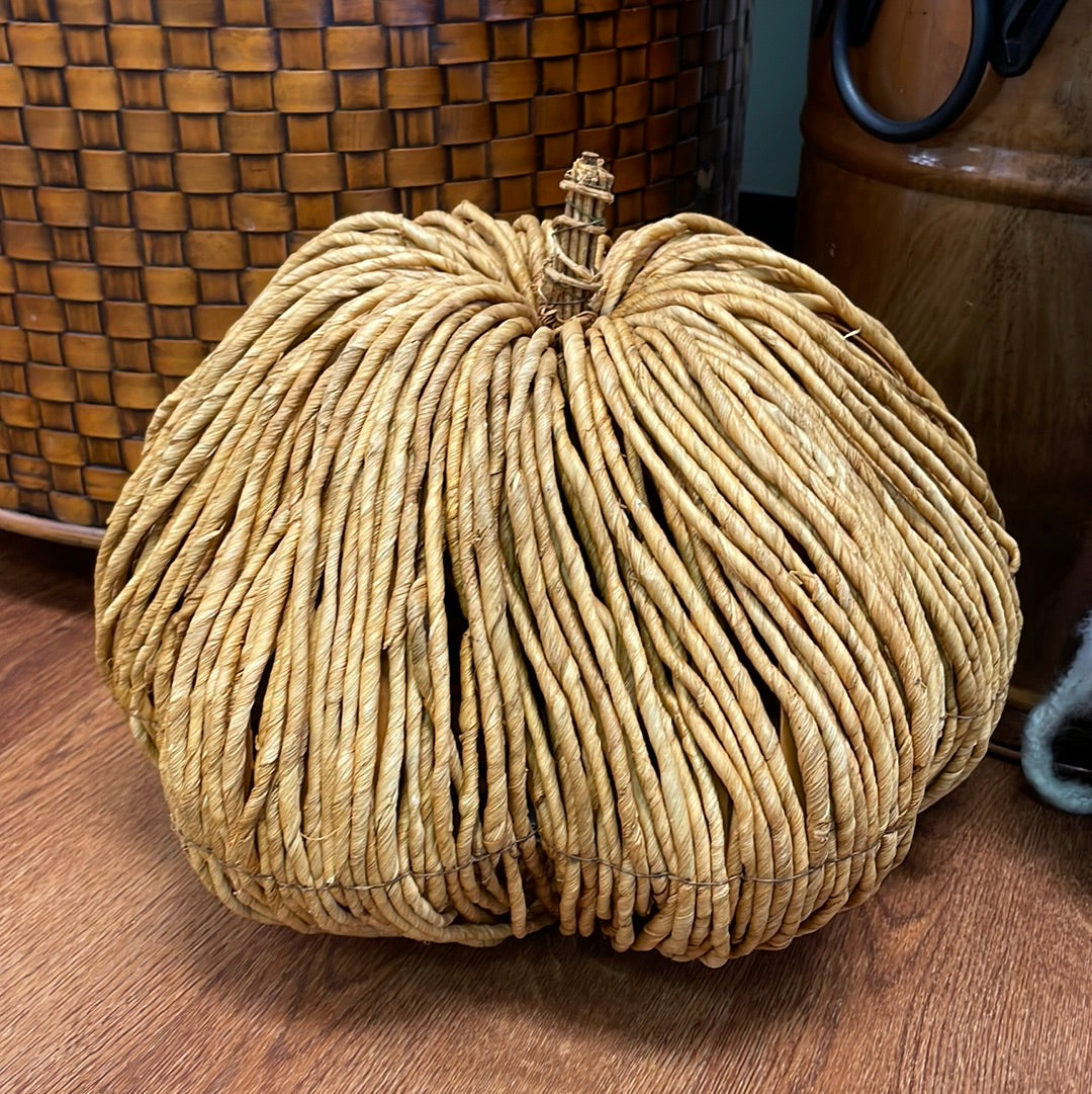 Raffia Pumpkin