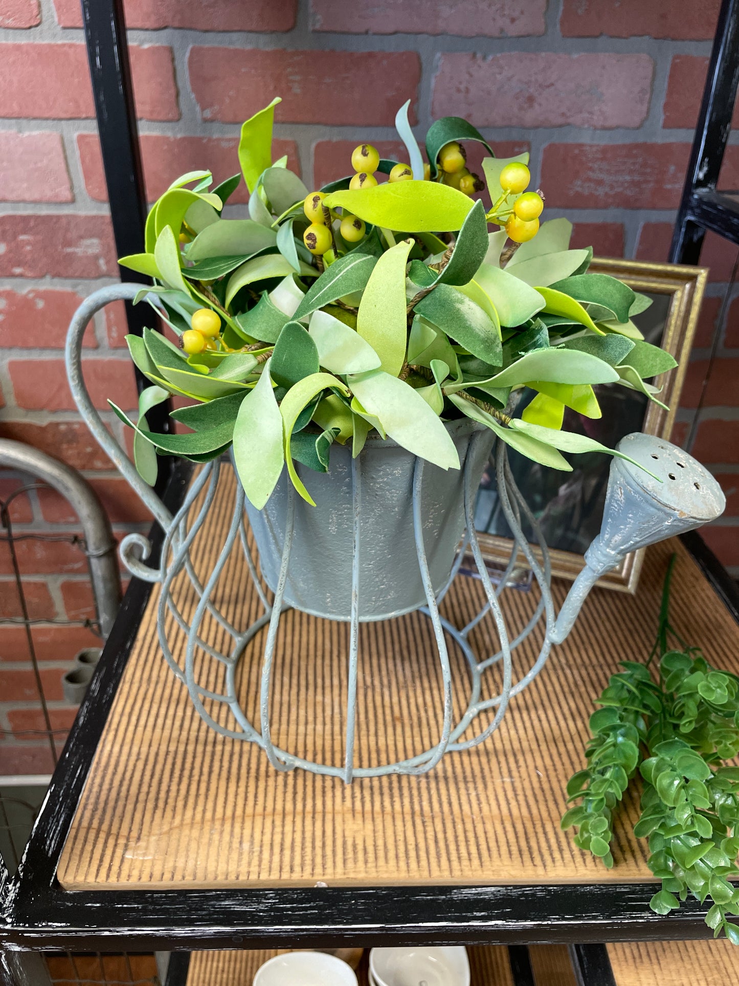 Rustic Watering Can/Flower Pot
