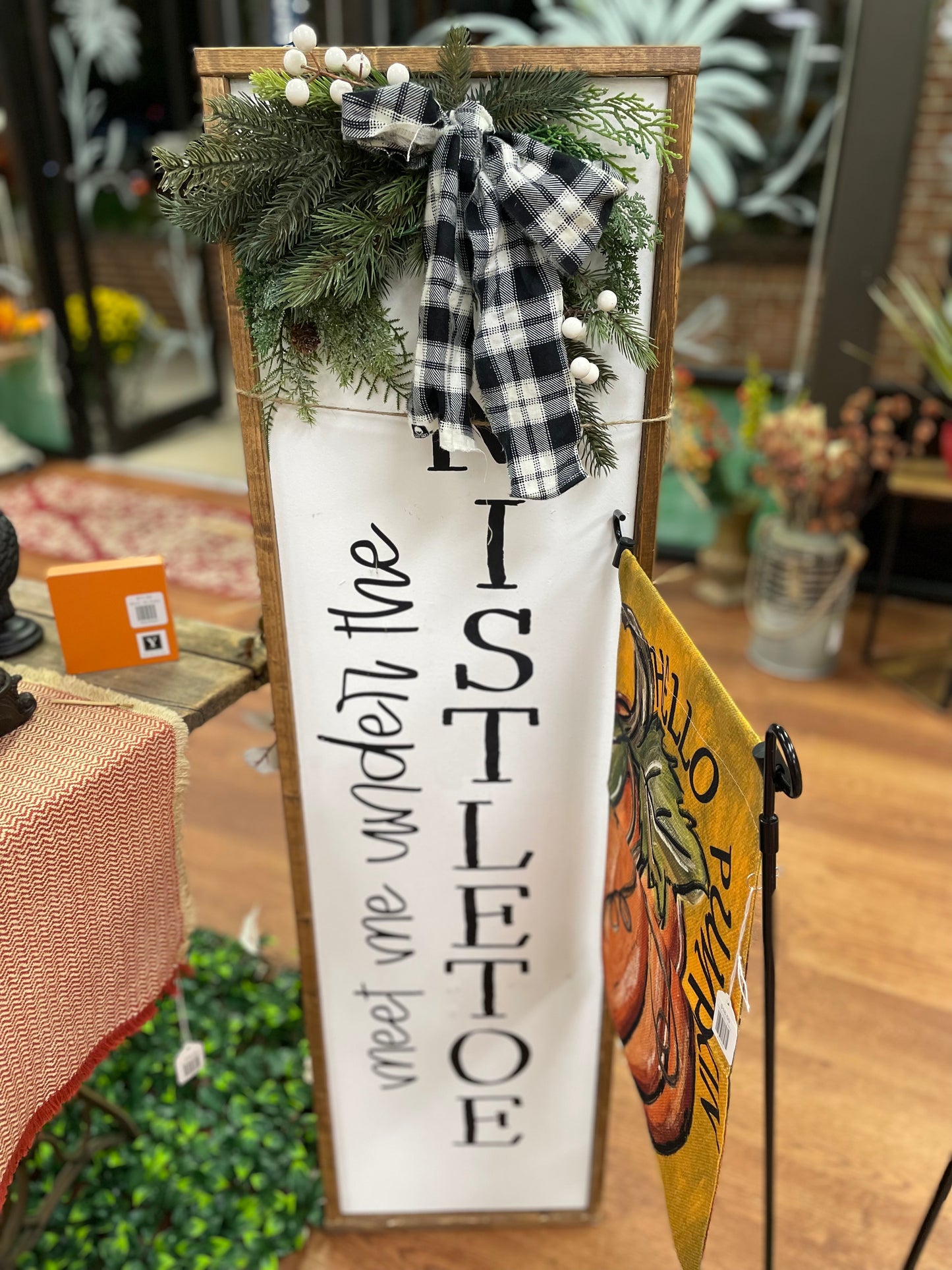 Porch Sitter - Hey Boo and Merry Little Chrismas