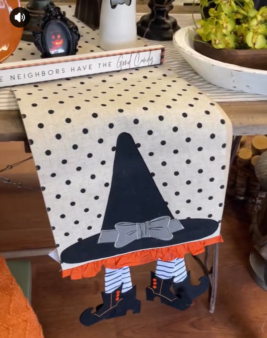 Witch Hat Table Runner