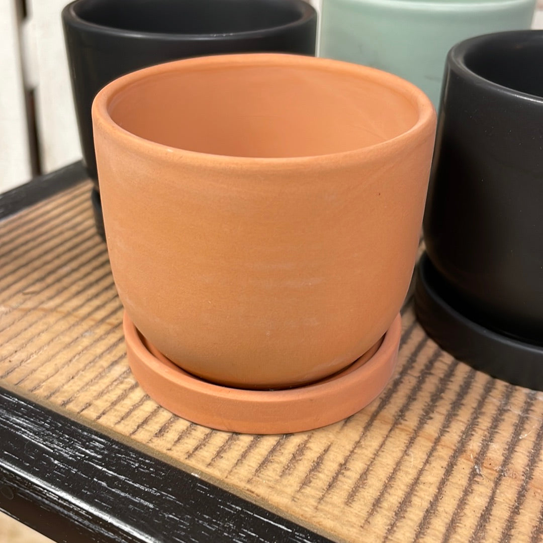 Small 3" Ceramic Pots - terra Cotta