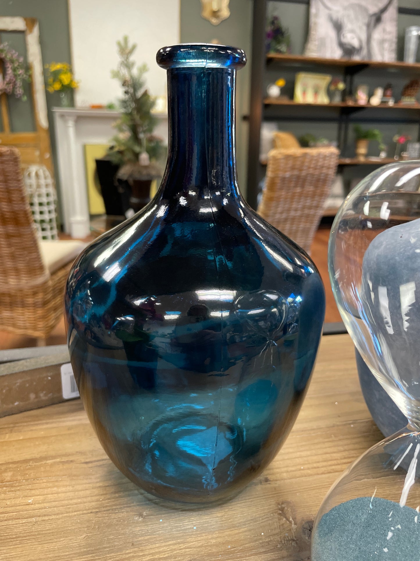 Blue Glass Vase