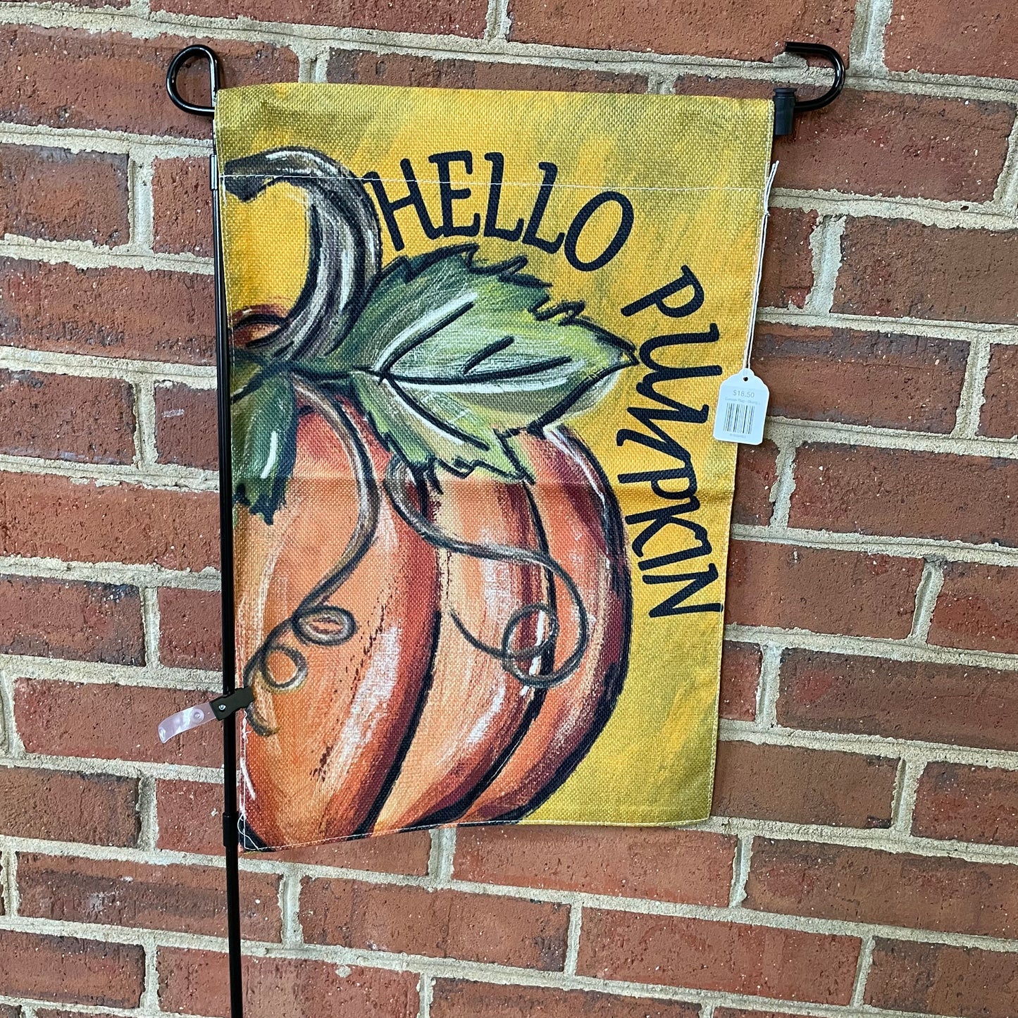 Garden Flag - Orange Pumpkin