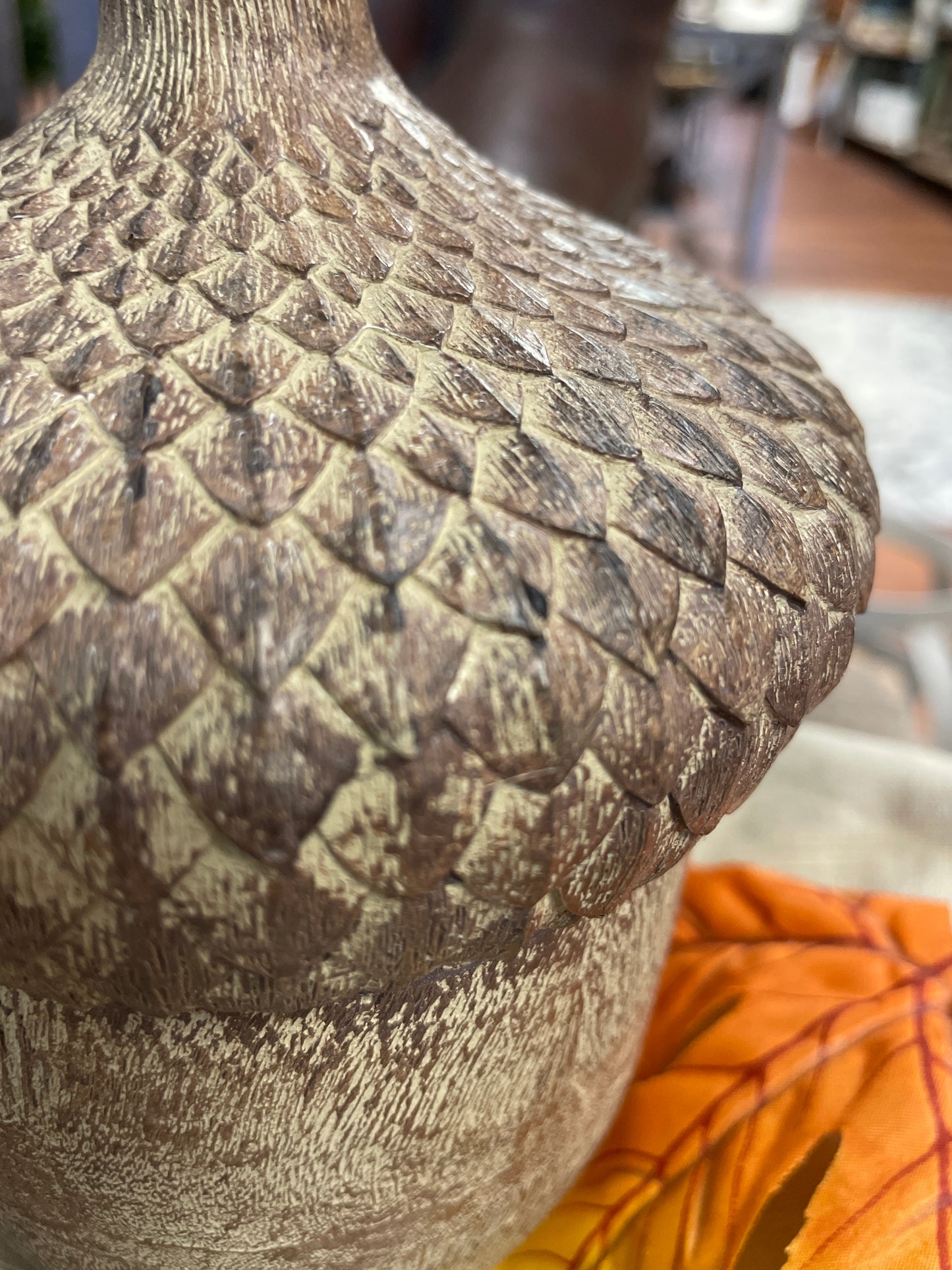 Resin Acorn - stem