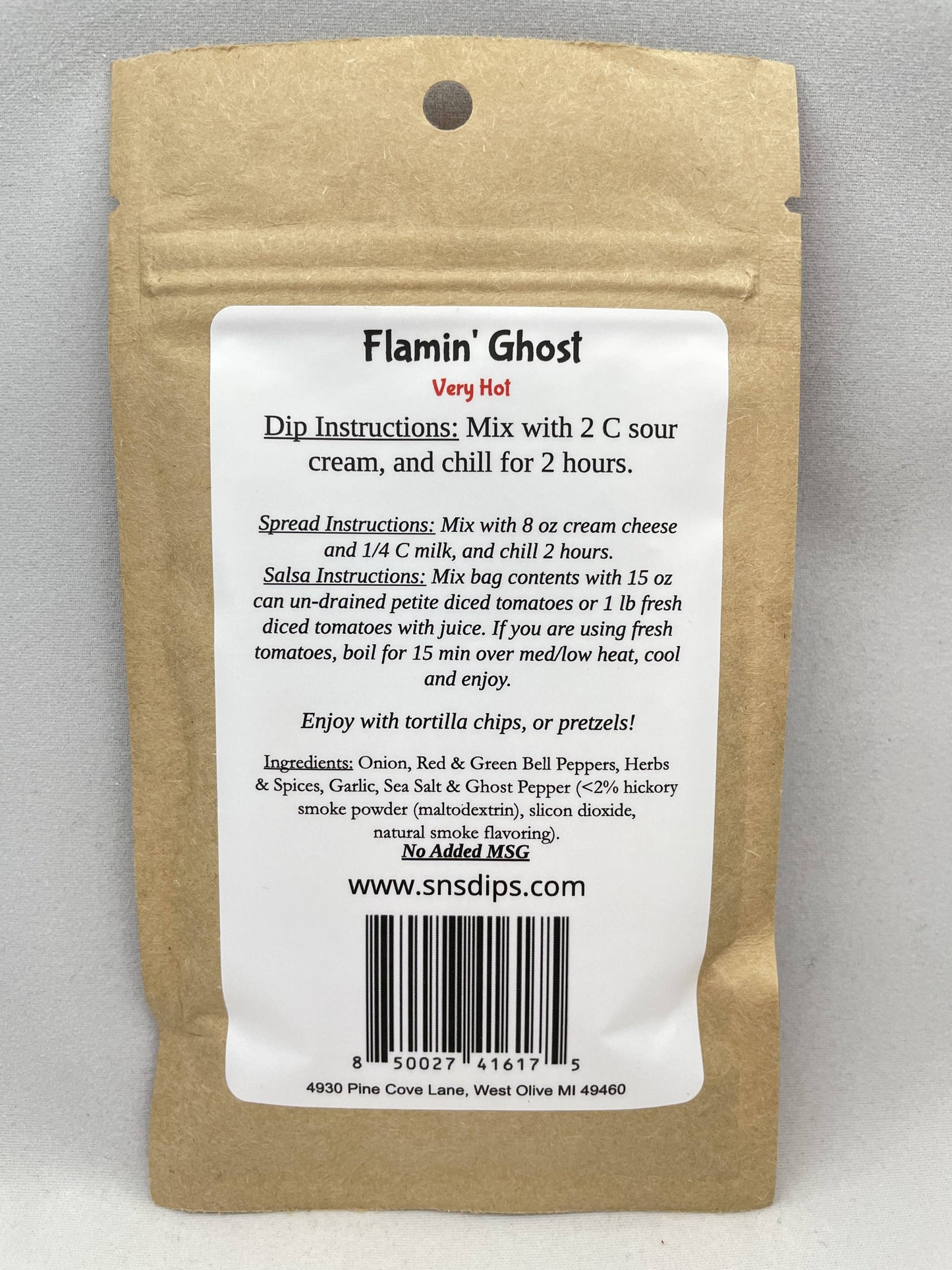 Flamin' Ghost - VERY HOT Dip Mix