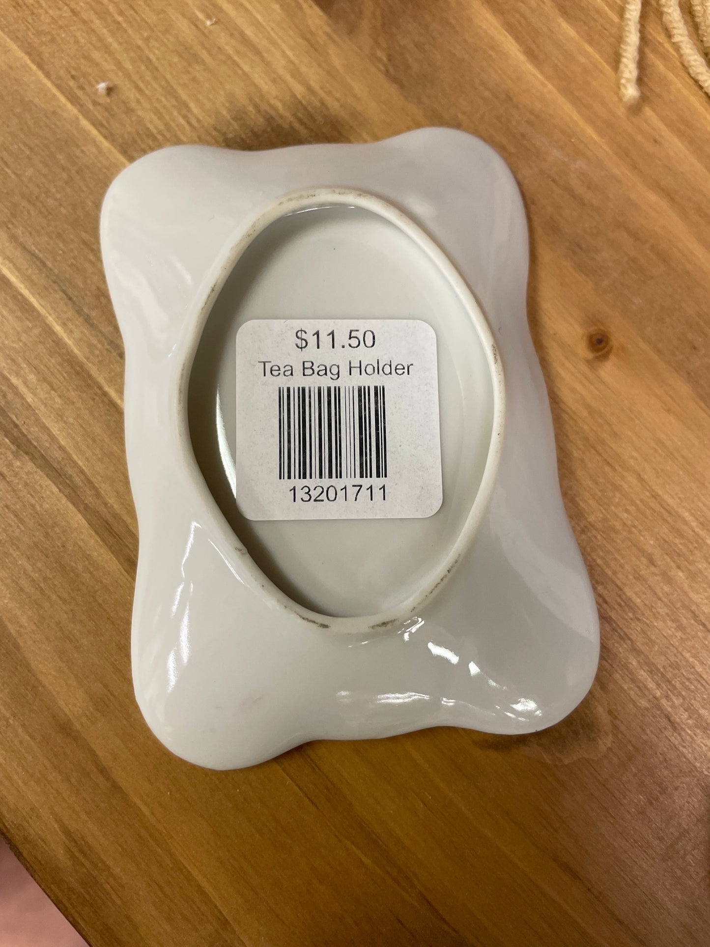 Ceramic Plate - Tea Bag Holder