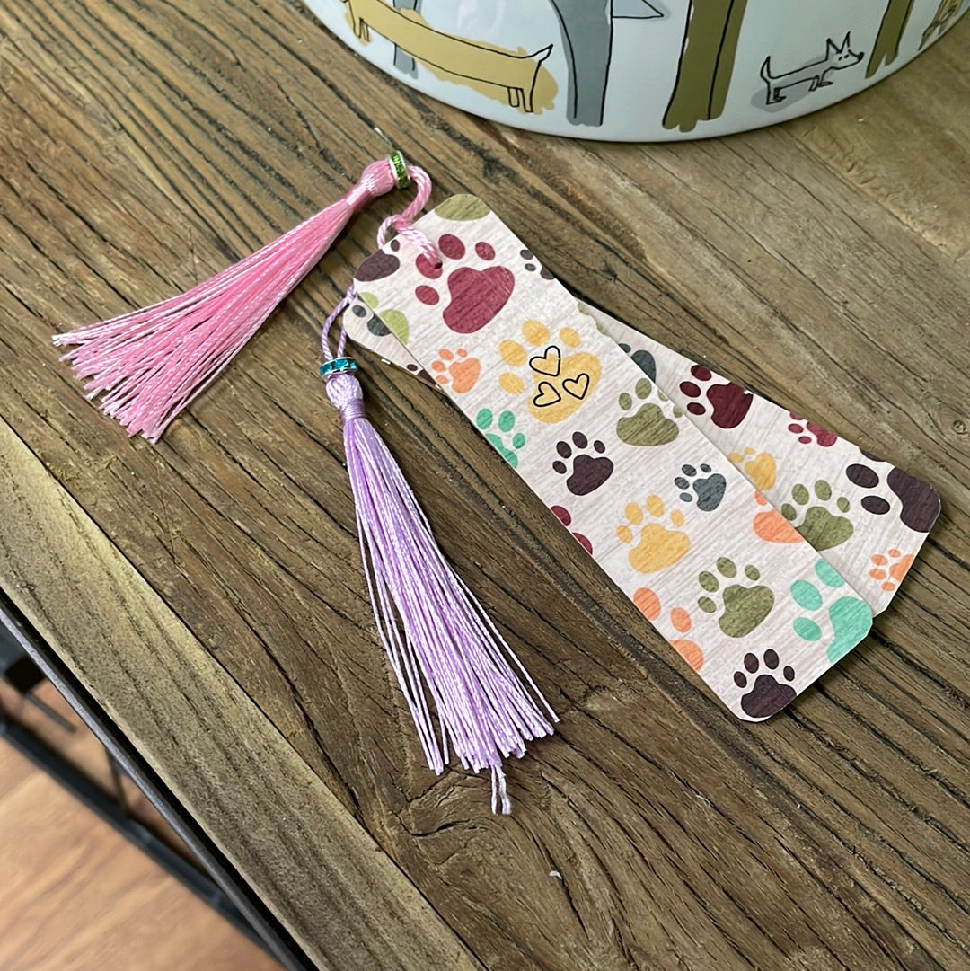 Paw print Bookmark