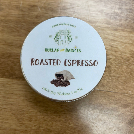 Roasted Espresso Wickless Tin