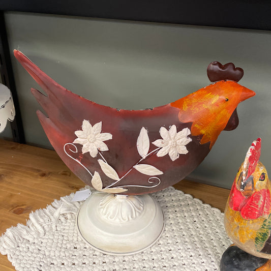 Rooster w/ White Base