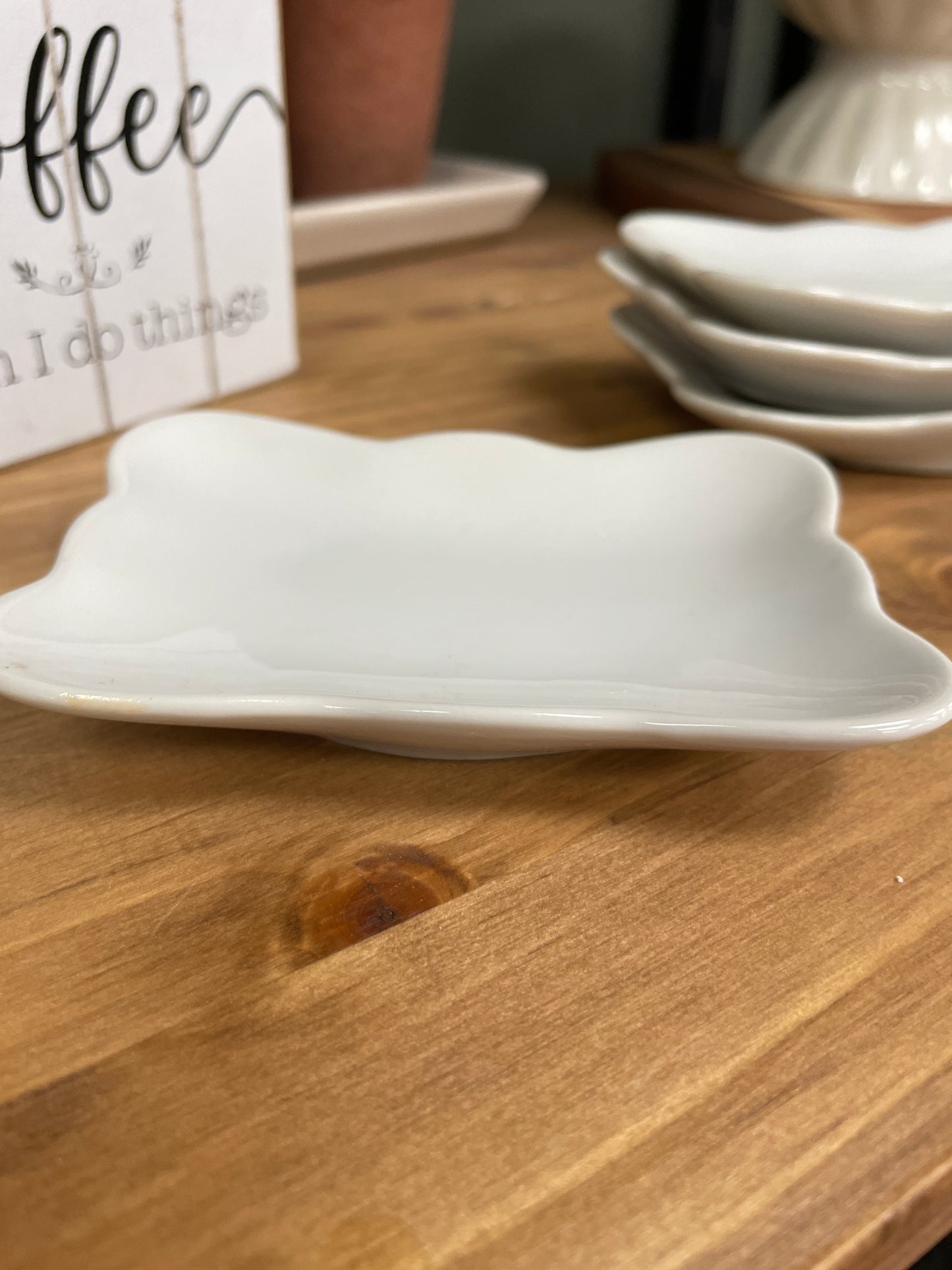Ceramic Plate - Tea Bag Holder