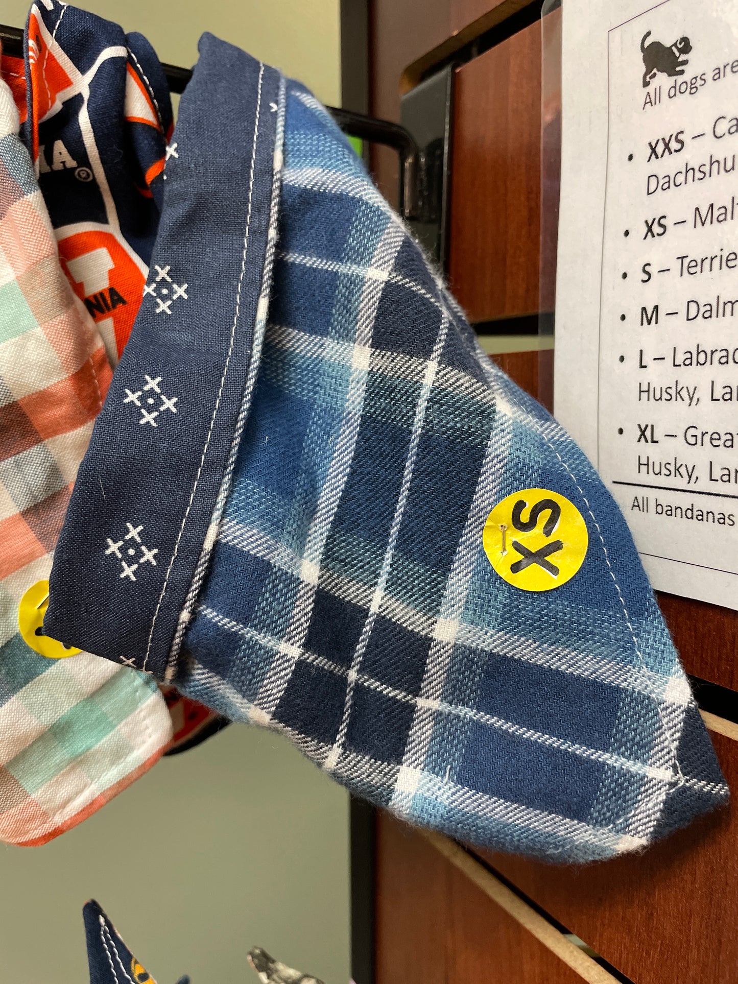 Bandana Multi Plaid w/blue