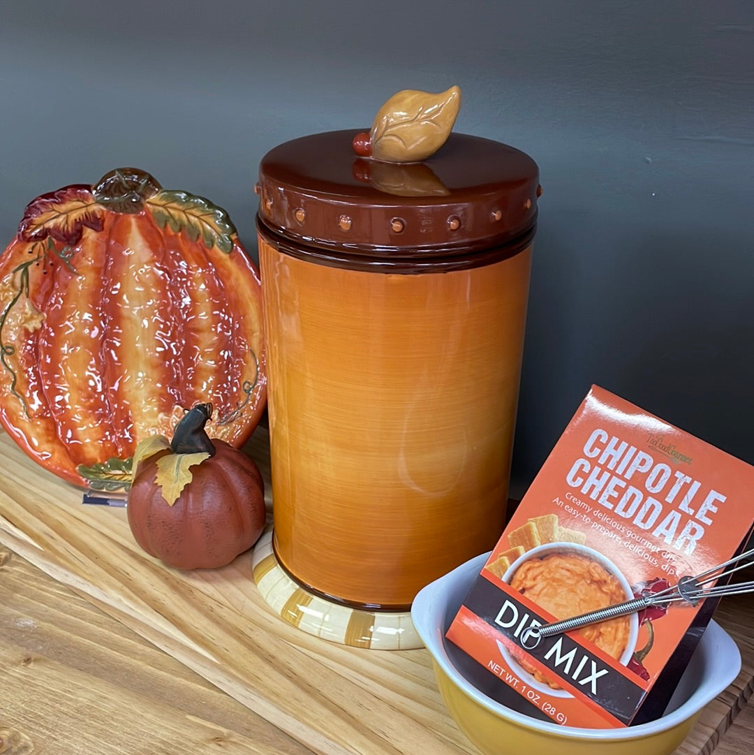 Acorn Topped Canister