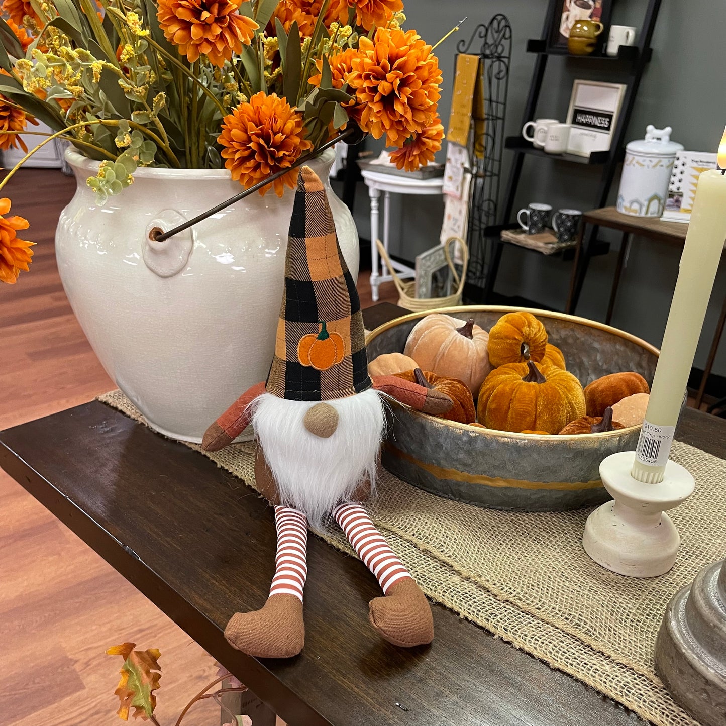 Fall Sitting Gnome
