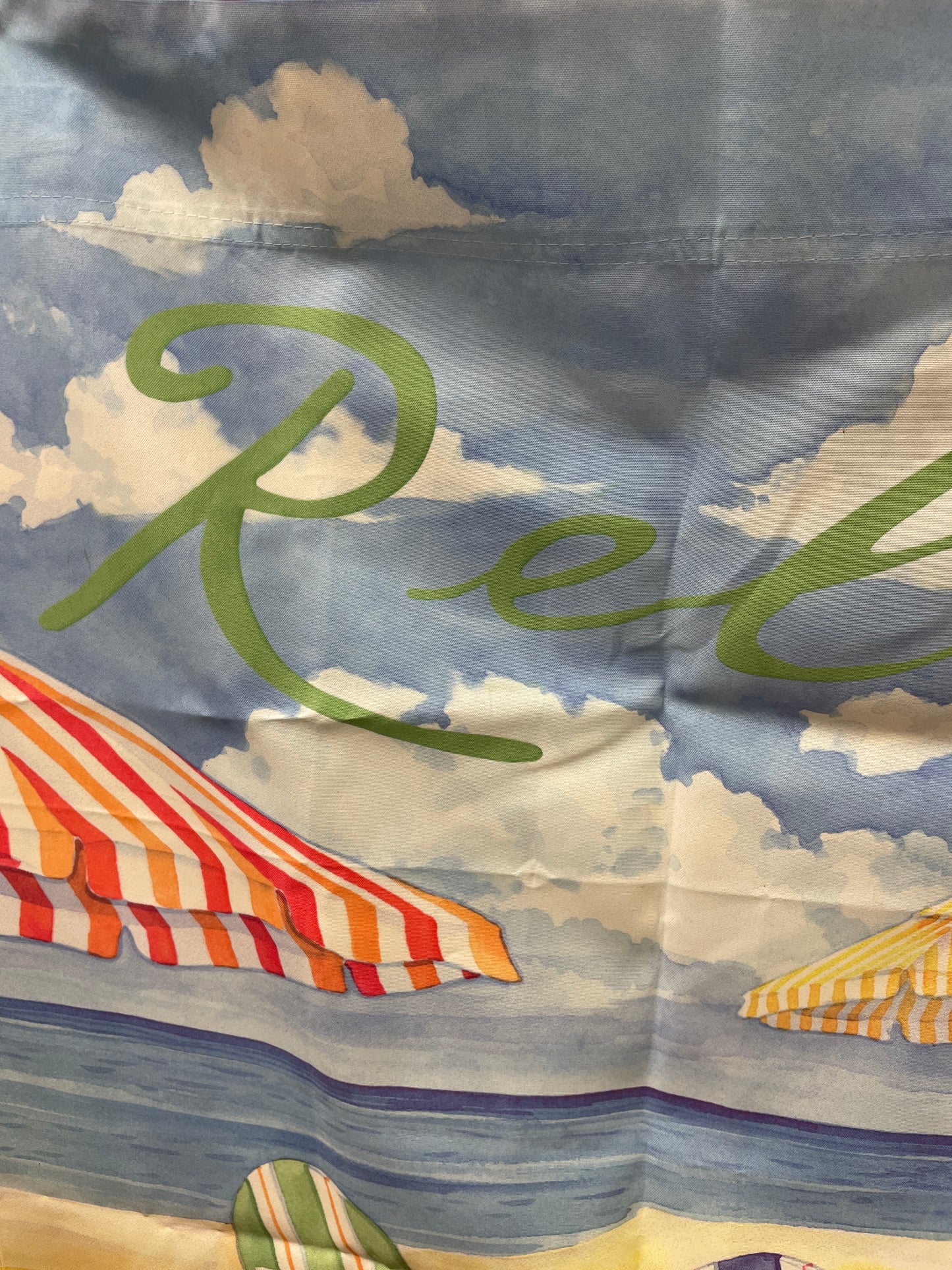 Relax Beach House Flag