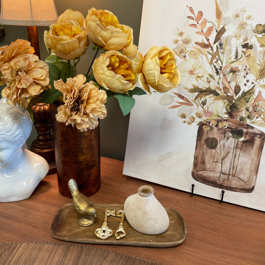 Frosted Glass Bud Vase