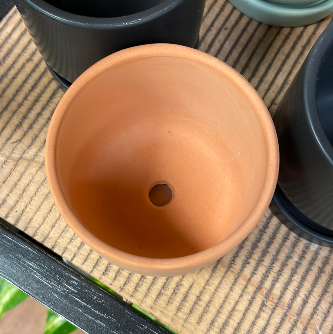Small 3" Ceramic Pots - terra Cotta