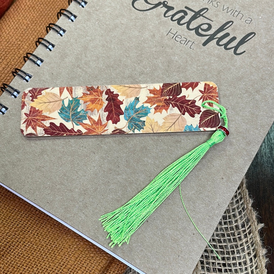 Fall Bookmarks w/ tassel