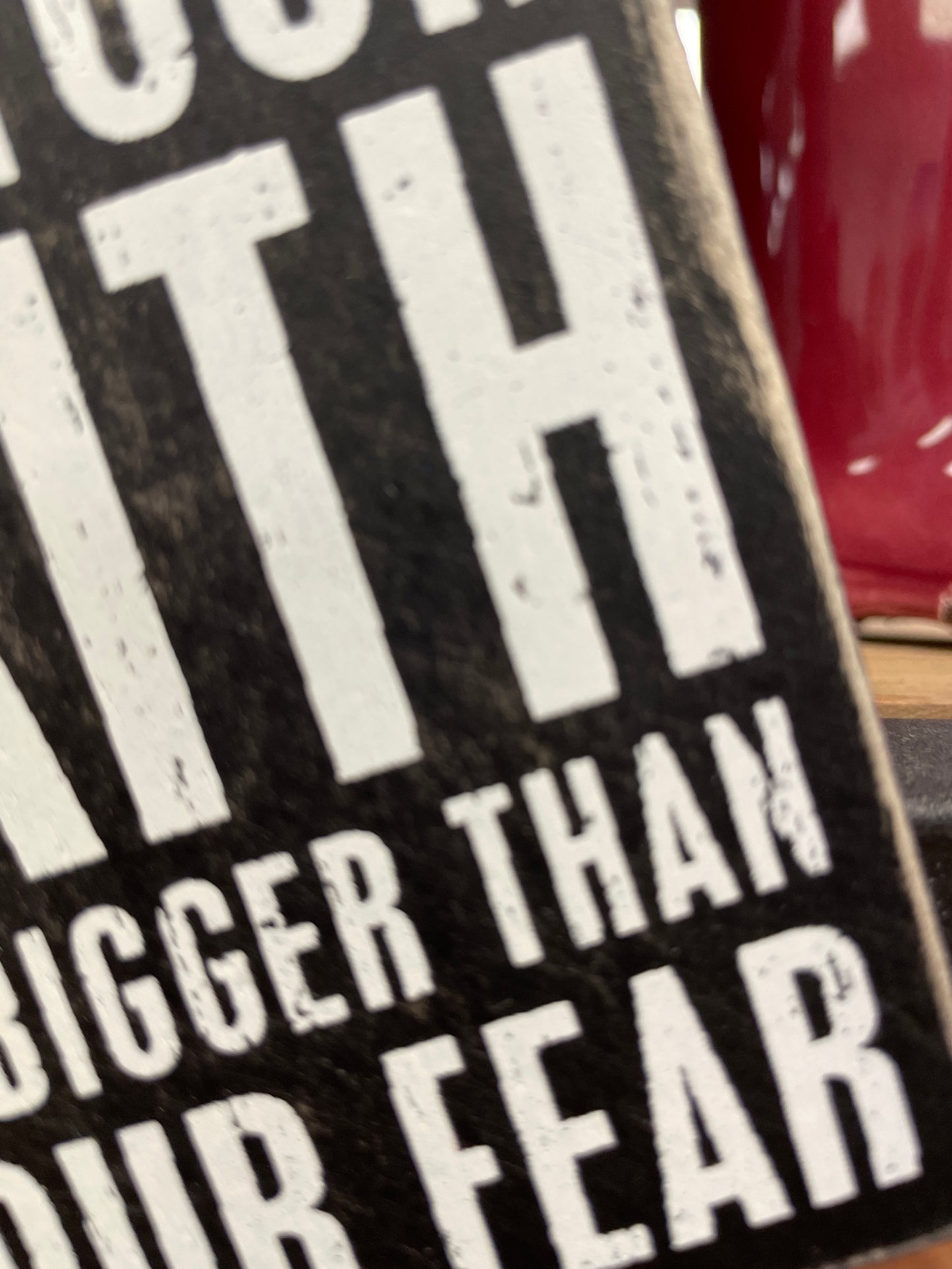 Let Your Faith magnet