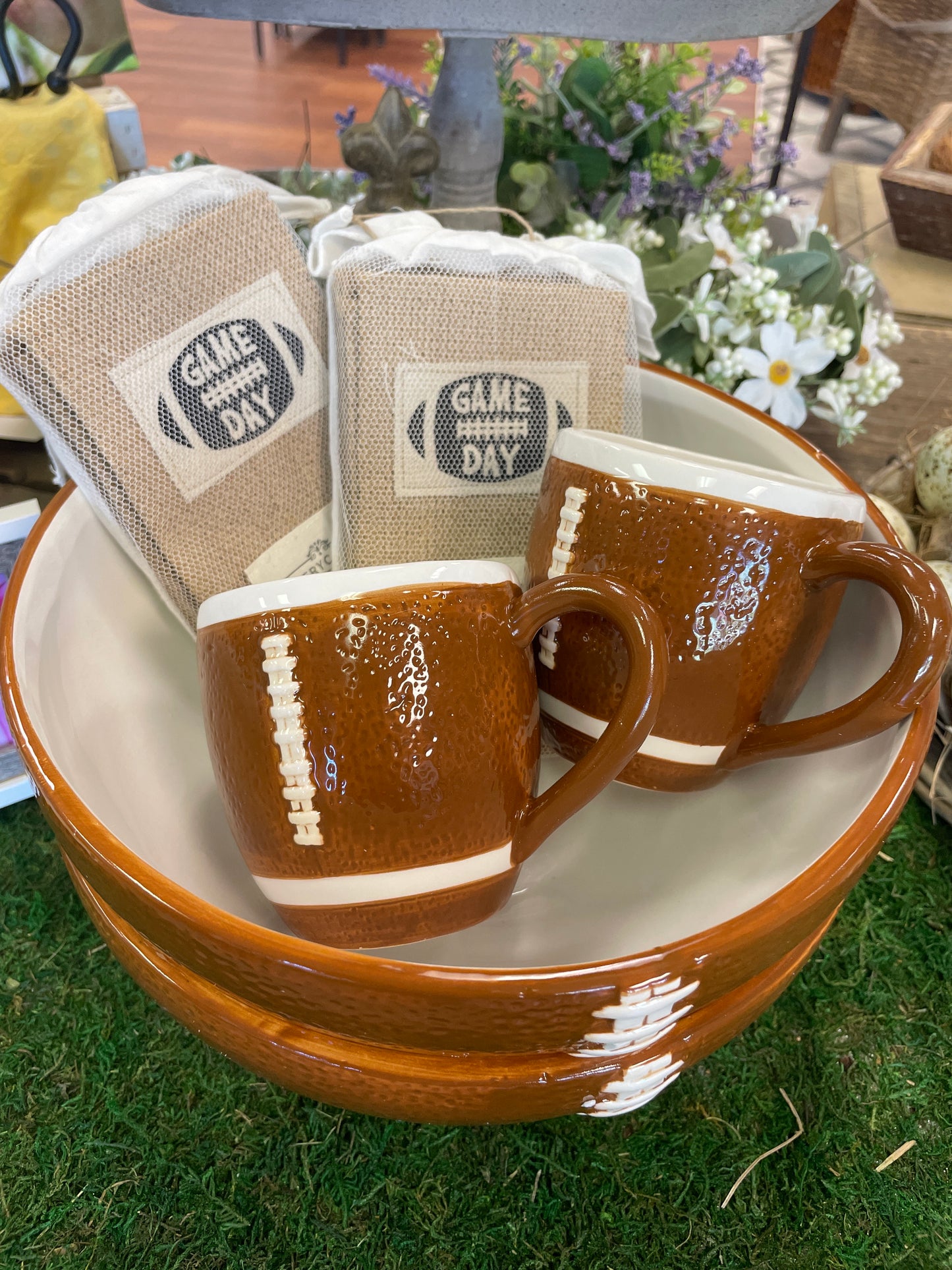 12 oz. Football Fever Ceramic Mug