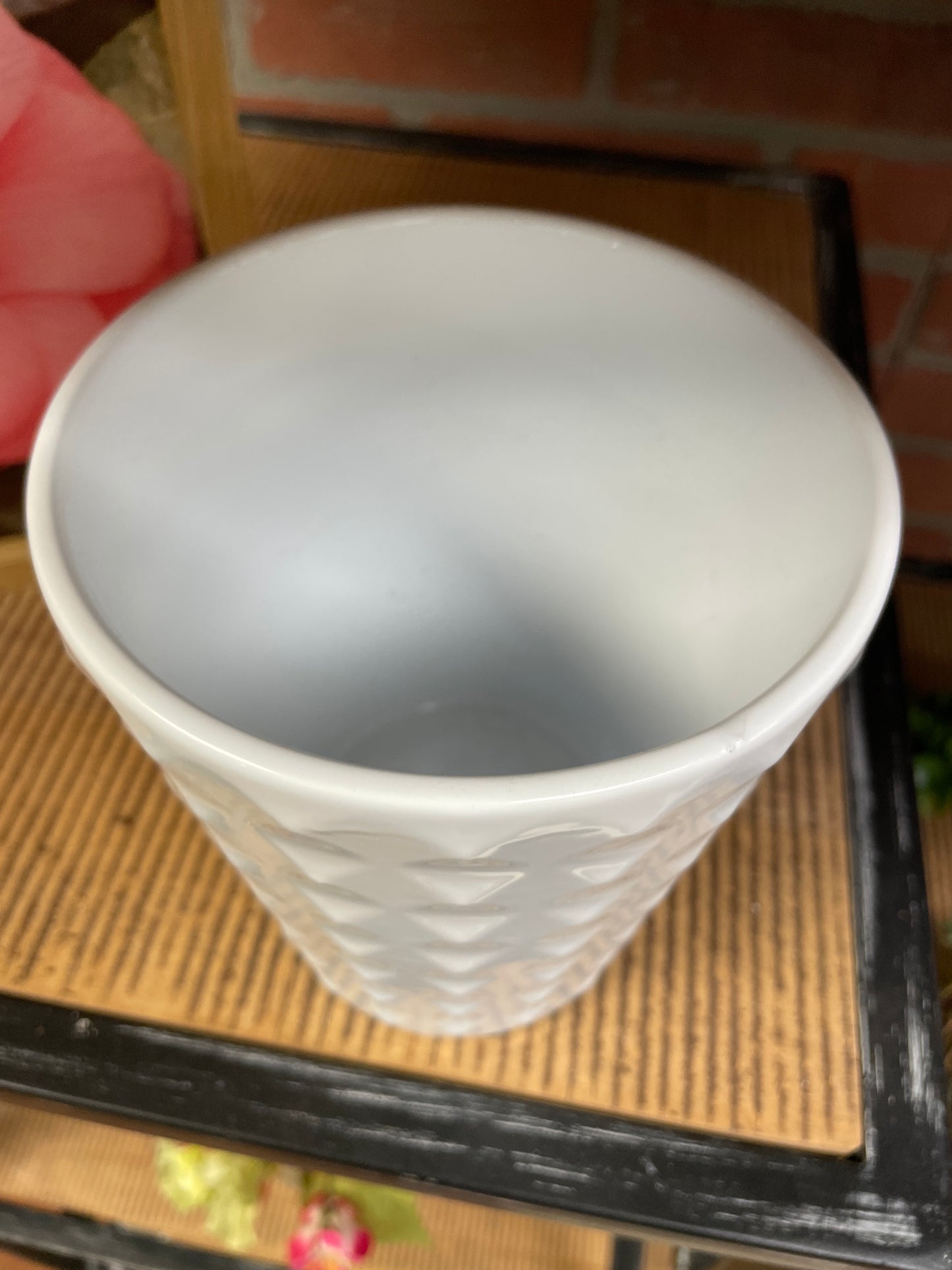 White Diamond Planter