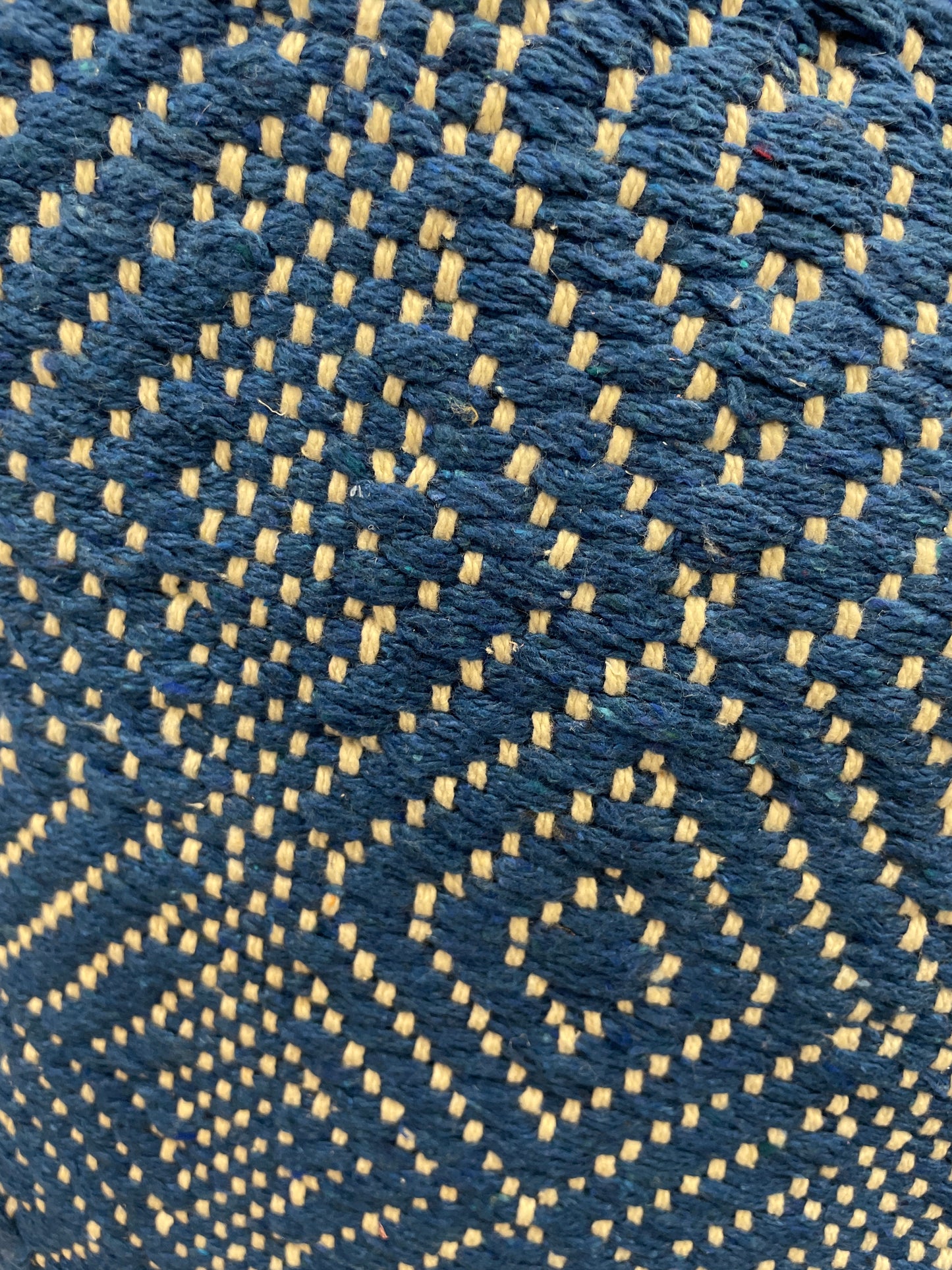 Blue Geo Design Pillow