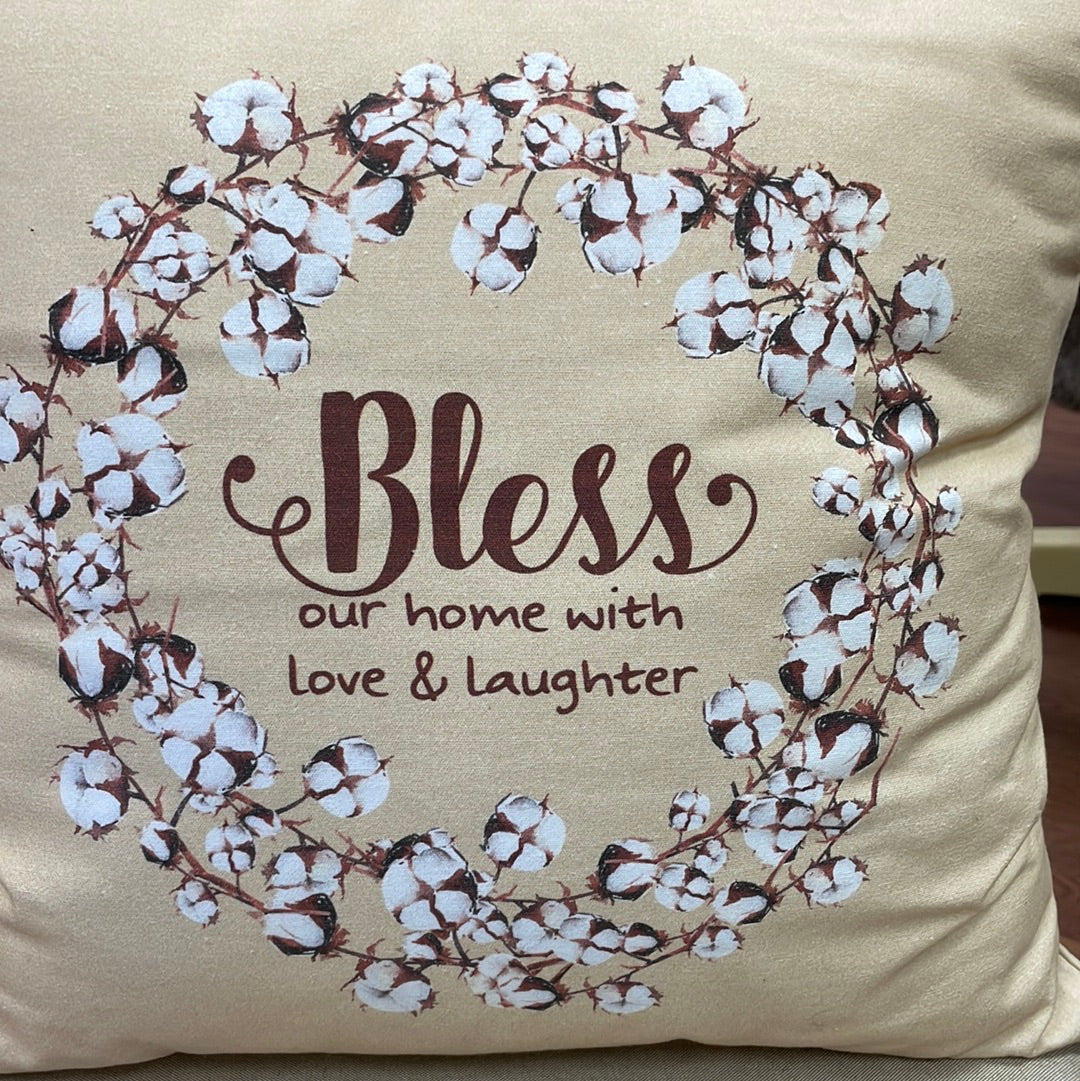 Bless this home - pillow
