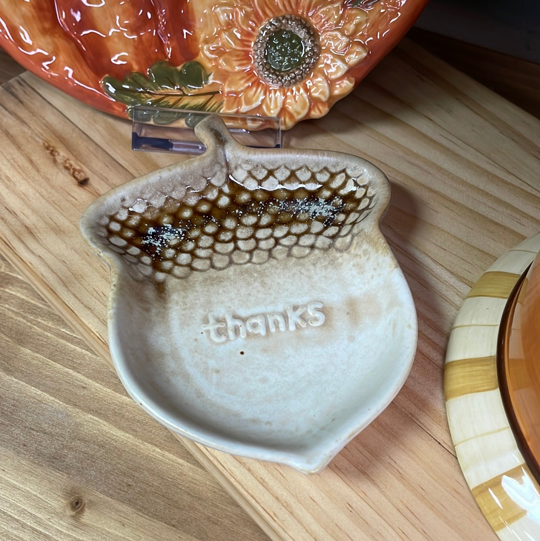 Acorn Dish - Thanks