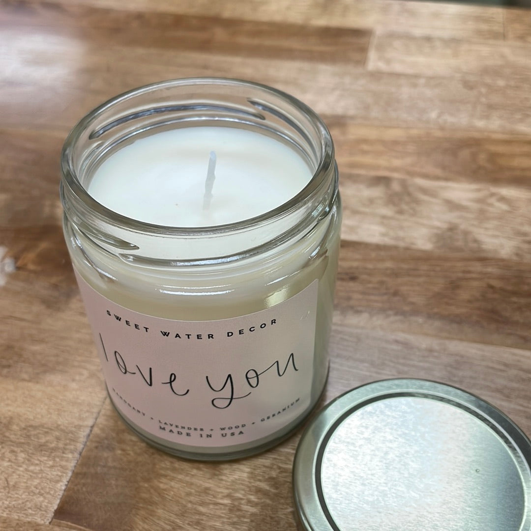 Love You Soy Candle - 9 oz
