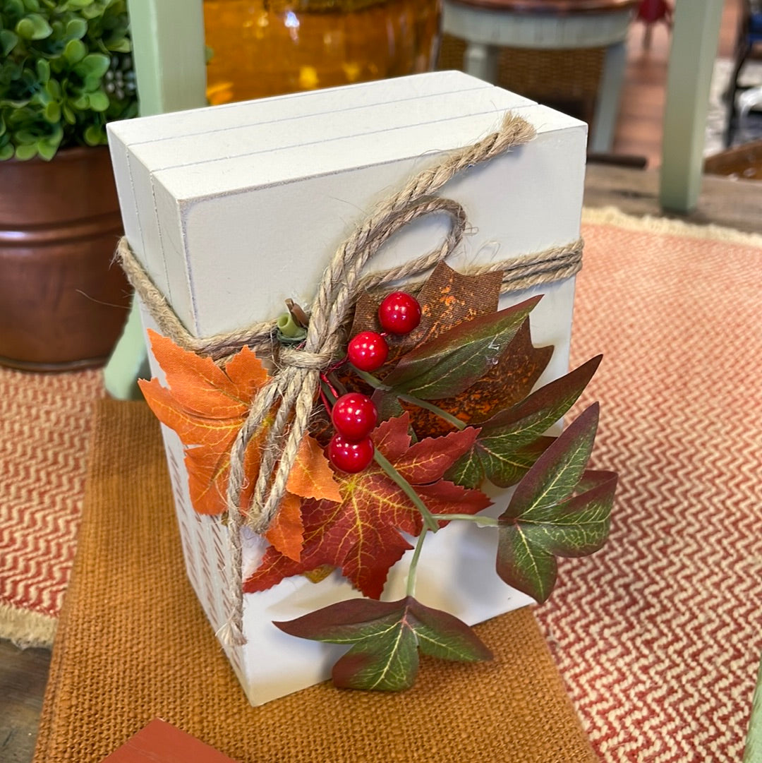 It's Fall Bookstack Décor