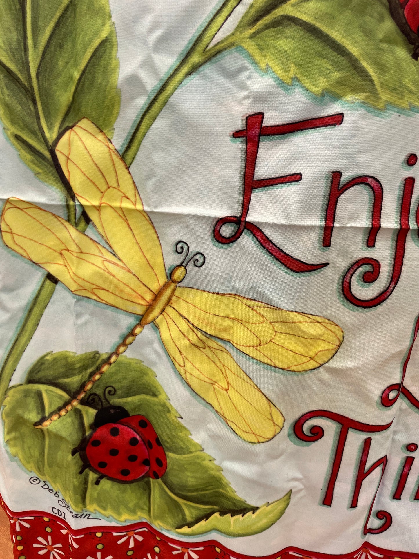 Enjoy the Little Things House Flag
