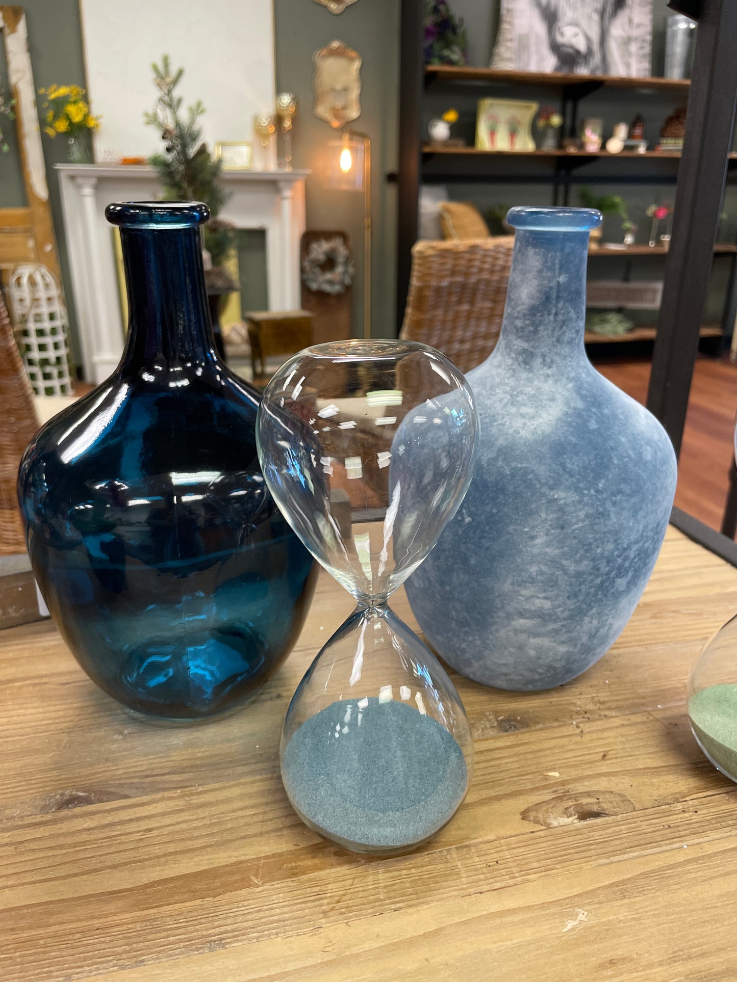 Blue Glass Vase
