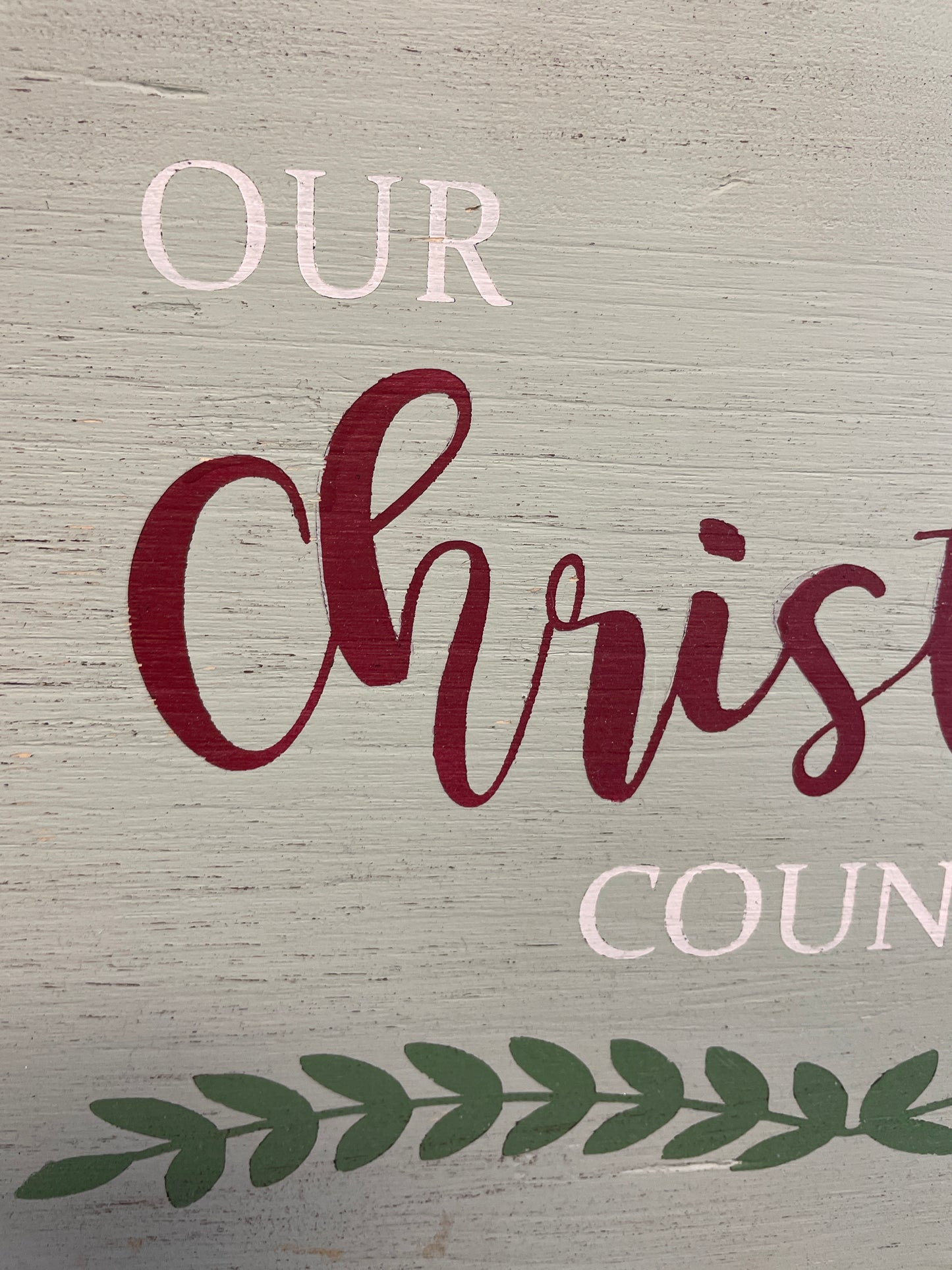 Christmas Countdown Wood