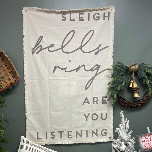 Sleigh Bells Ring Canvas
