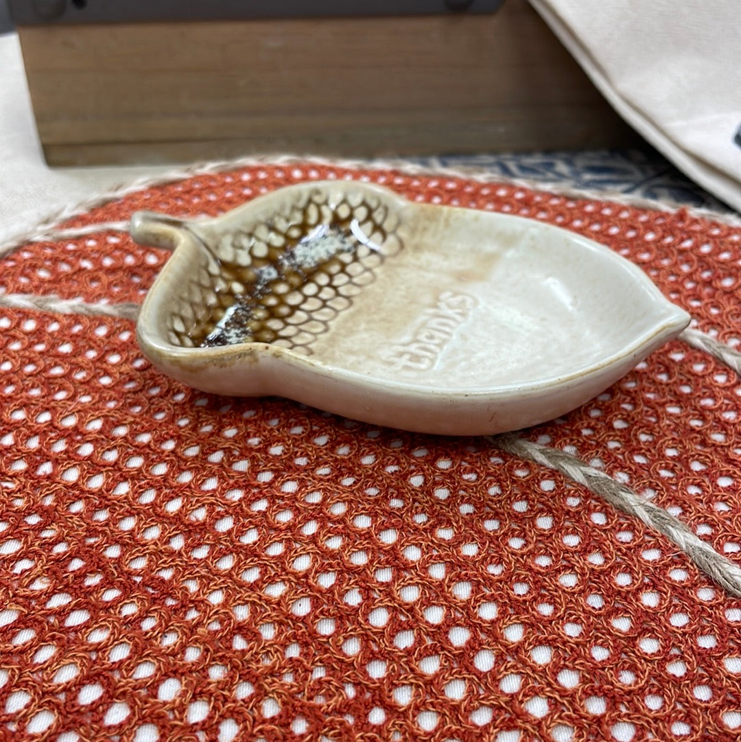 Acorn Dish - Thanks