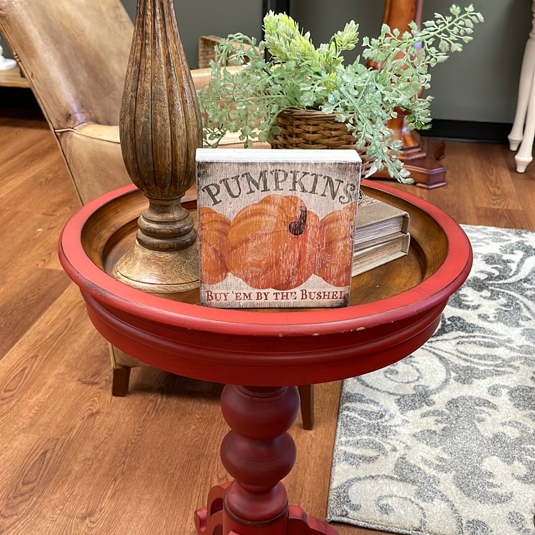 Art - Pumpkins bushel
