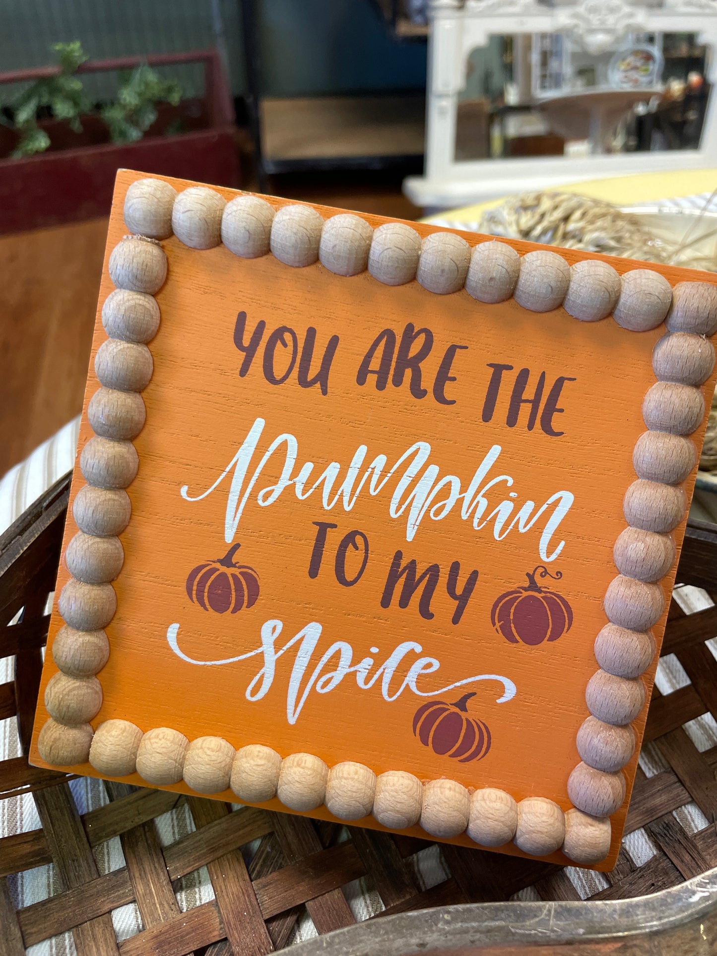 Pumpkin to my Spice Word Block
