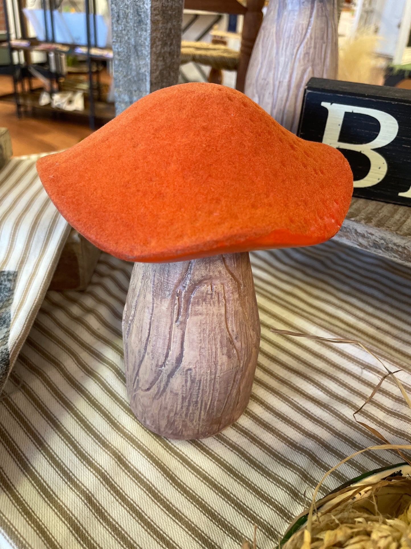 Orange Capped Mushroom