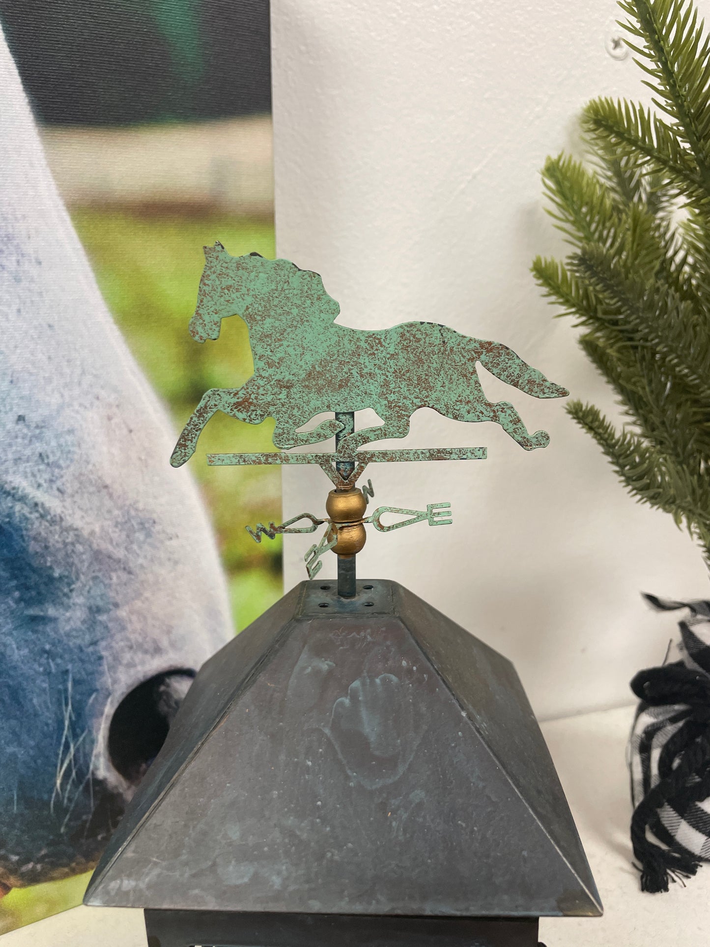 Horse Weathervane Sm Lantern