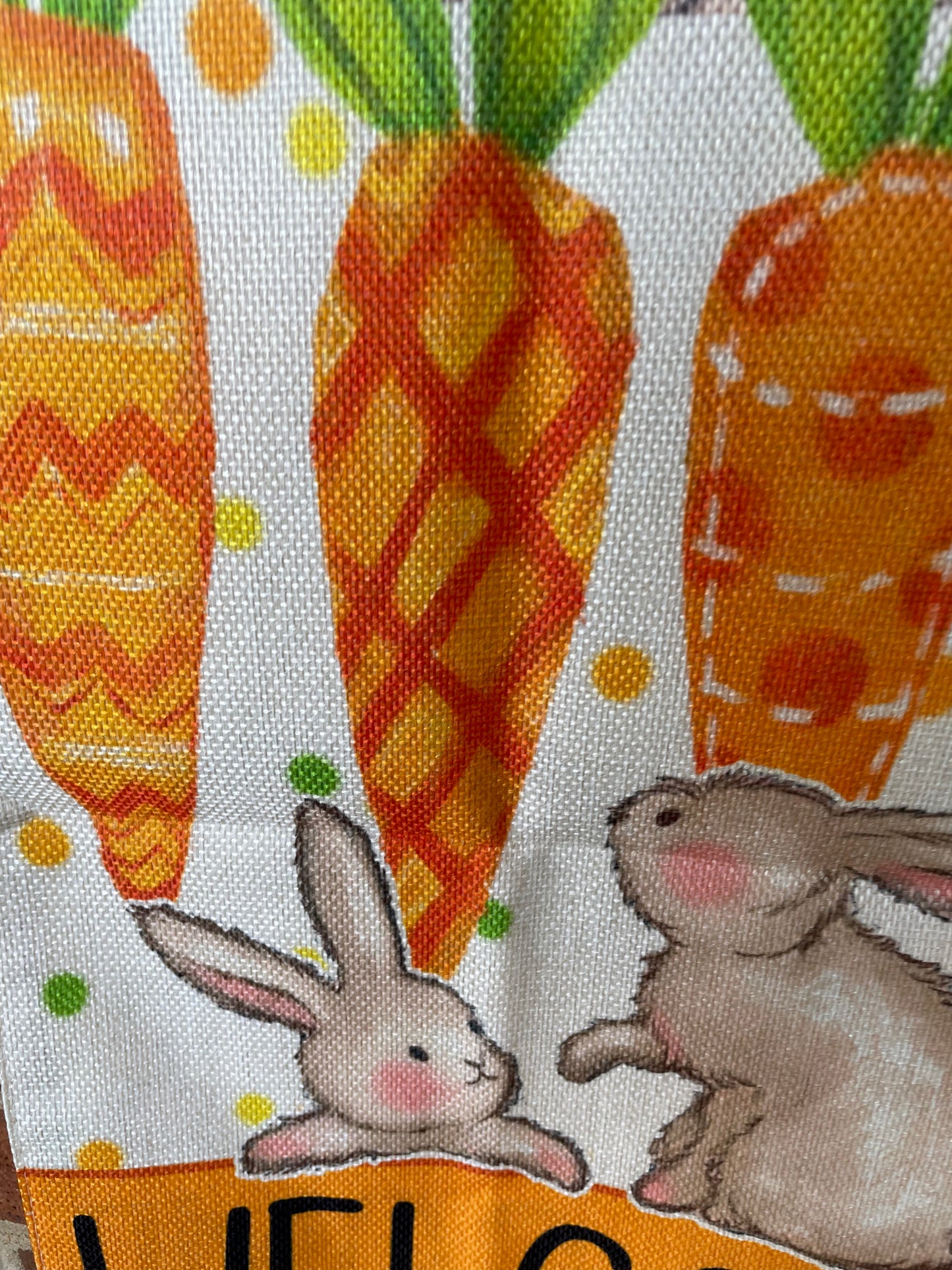 Garden Flag - Carrots Welcome
