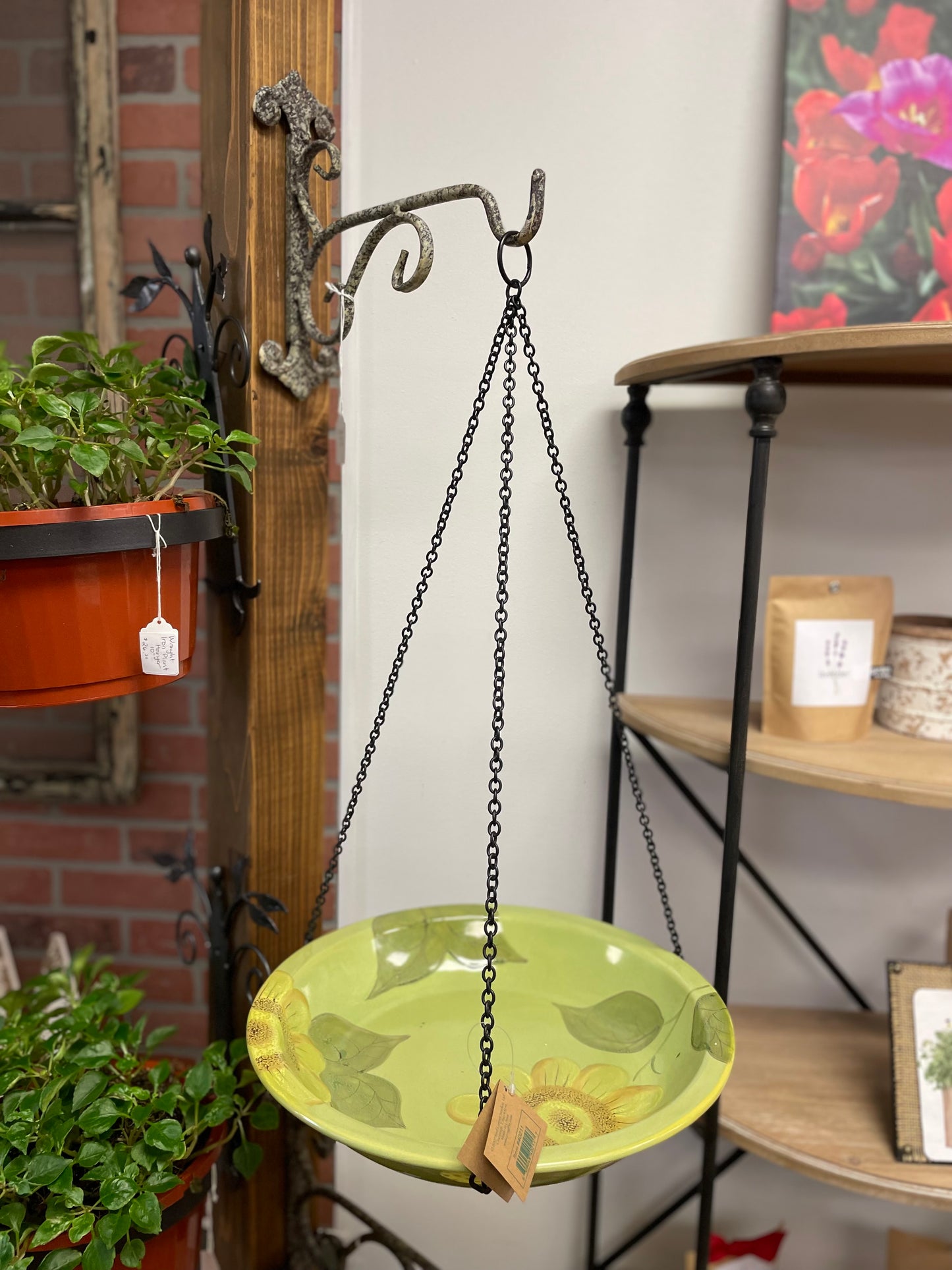 Hanging Ceramic Bird Baths