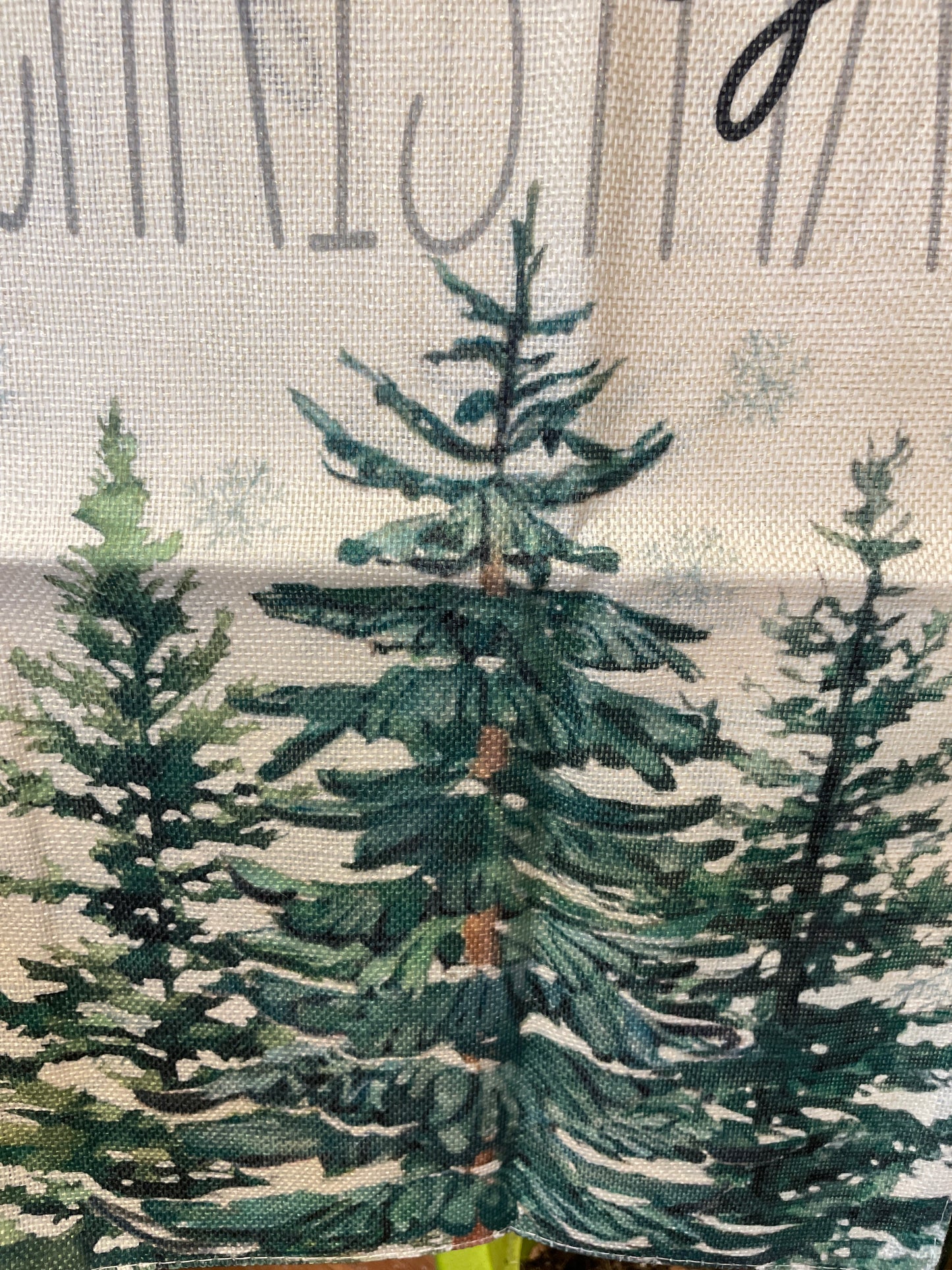 Garden Flag - Merry Christmas Trees