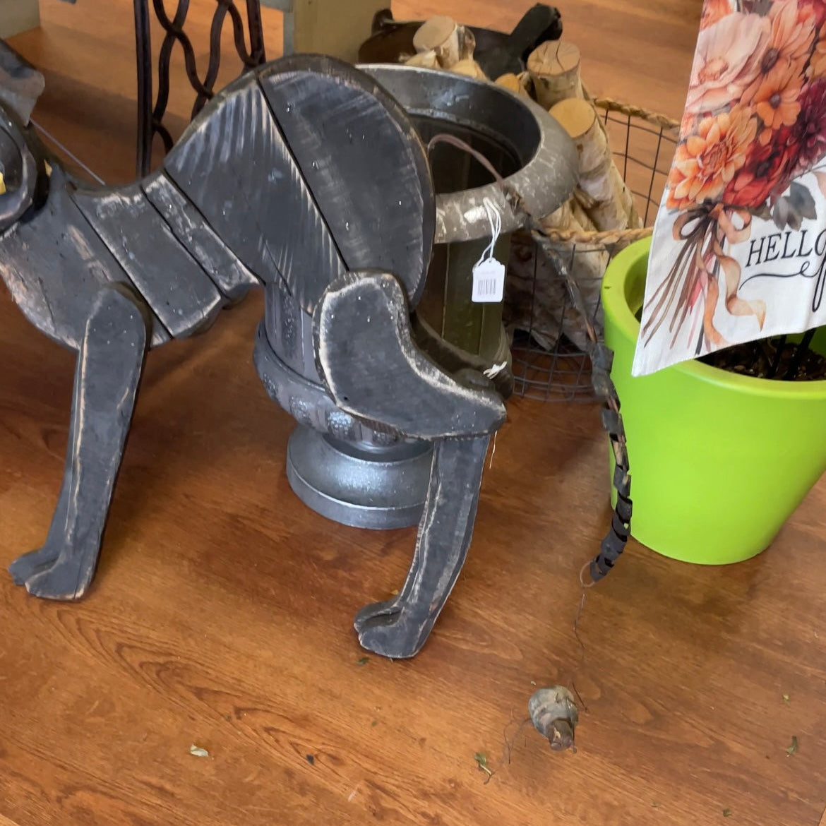 Wooden Black Cat
