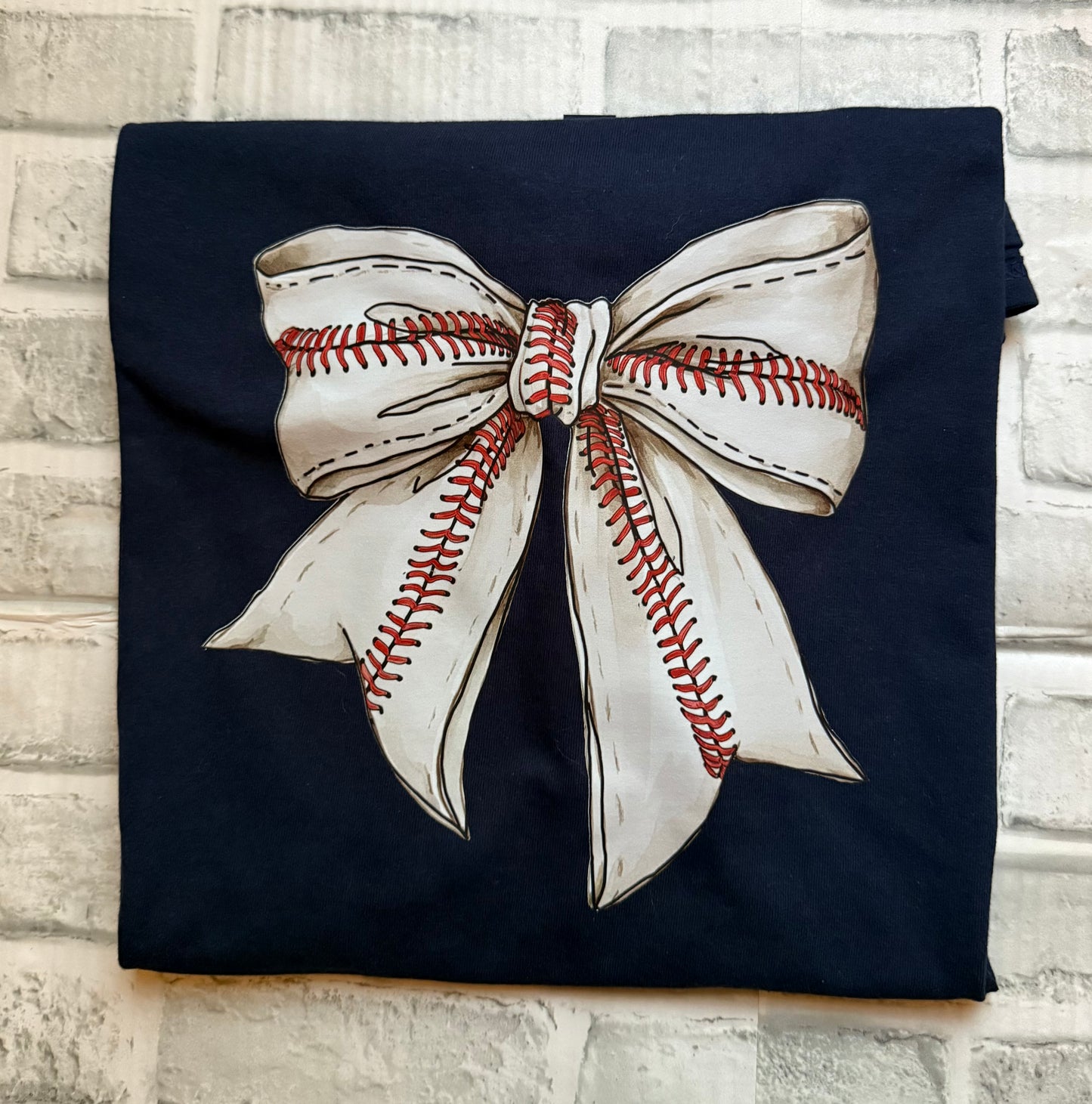 Baseball Bow TShirt