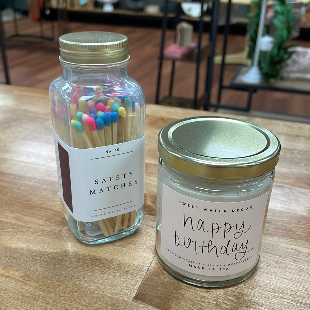 Multicolored Rainbow Safety Matches