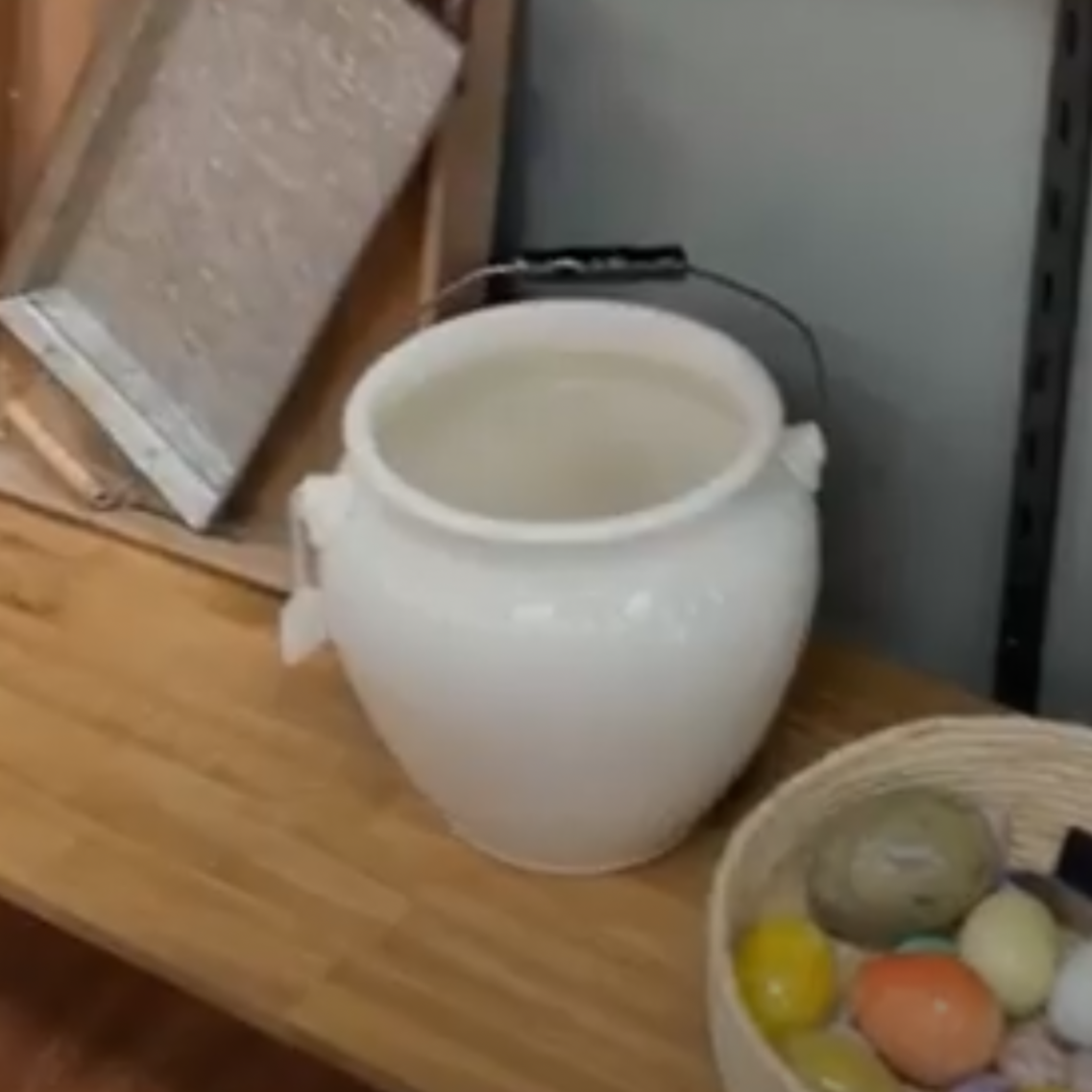 Antique Ironstone Pot